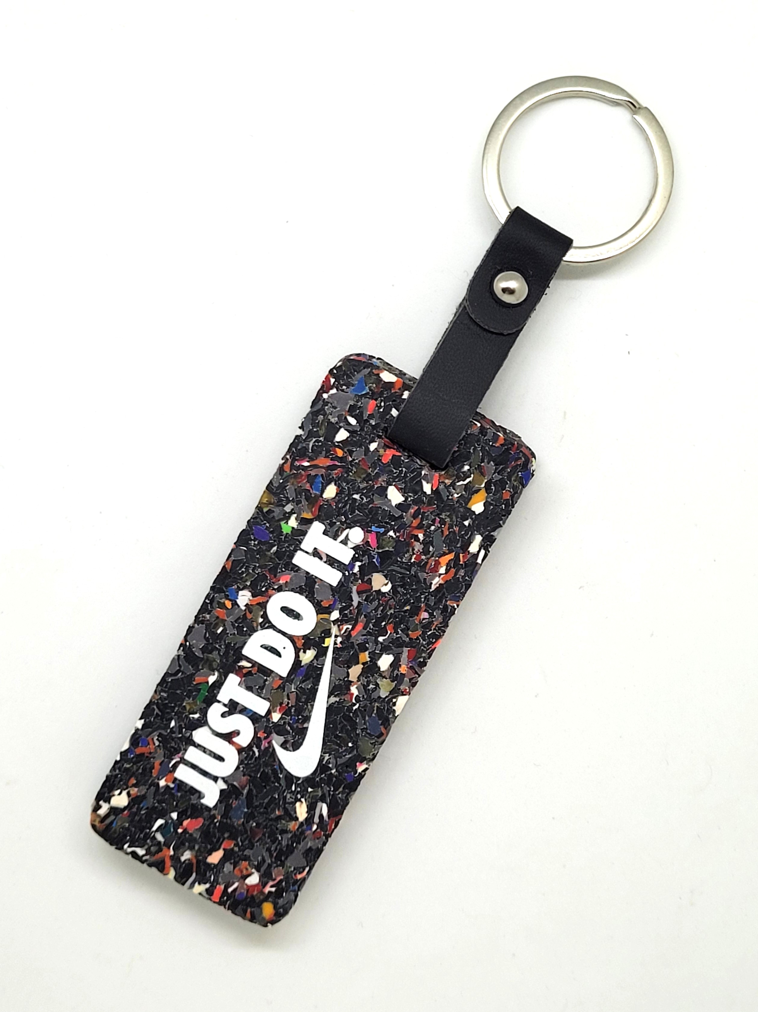 Nike "JUST DO IT" x ESKYIU PLAYKITS Recycled Rubber Keychain Key Ring Unused