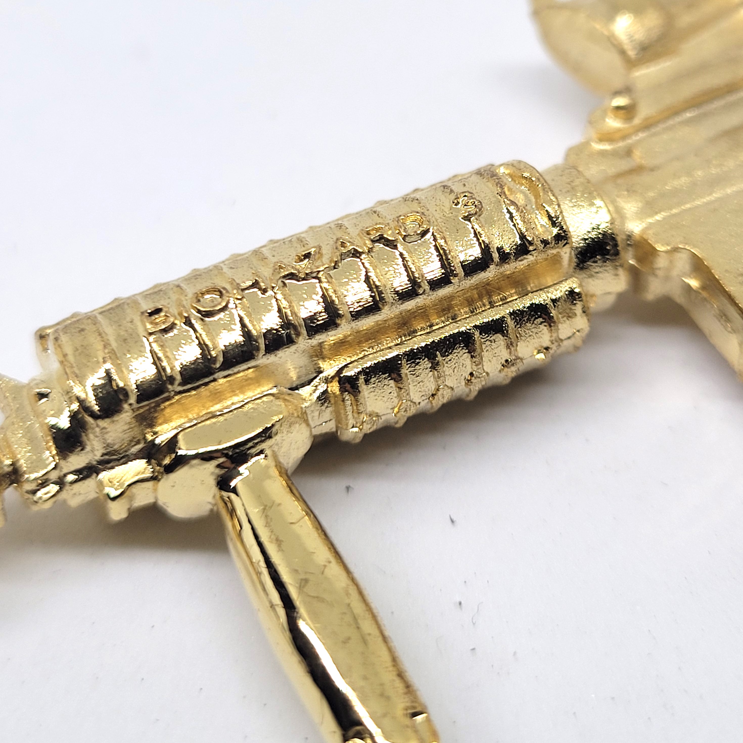 BIOHAZARD 3 Assault Rifle Keychain (Gold / Silver / Black) - 1999 Capcom Resident Evil Hong Kong Comics