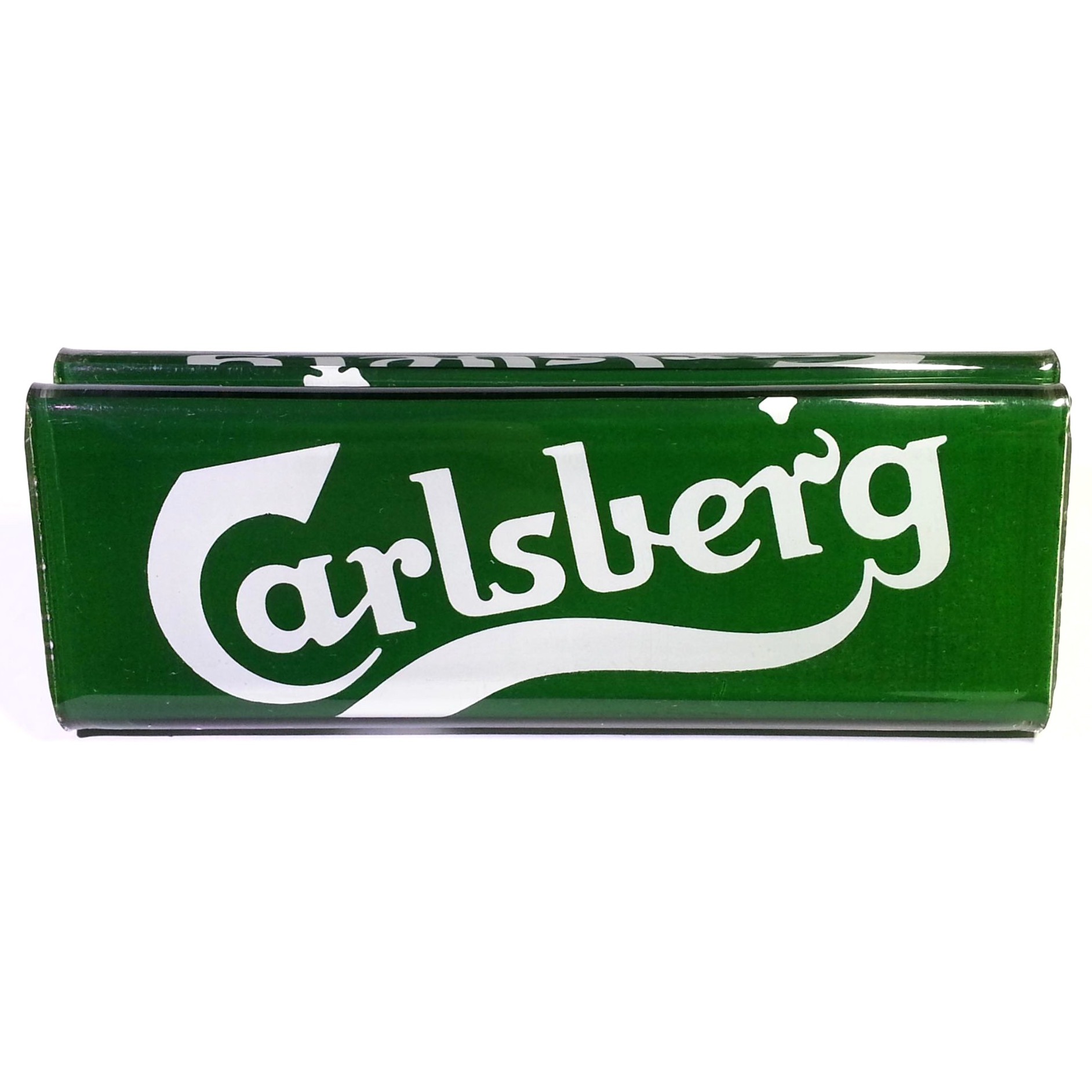 Carlsberg Beer Acrylic Table Top Menu Holder - Vintage