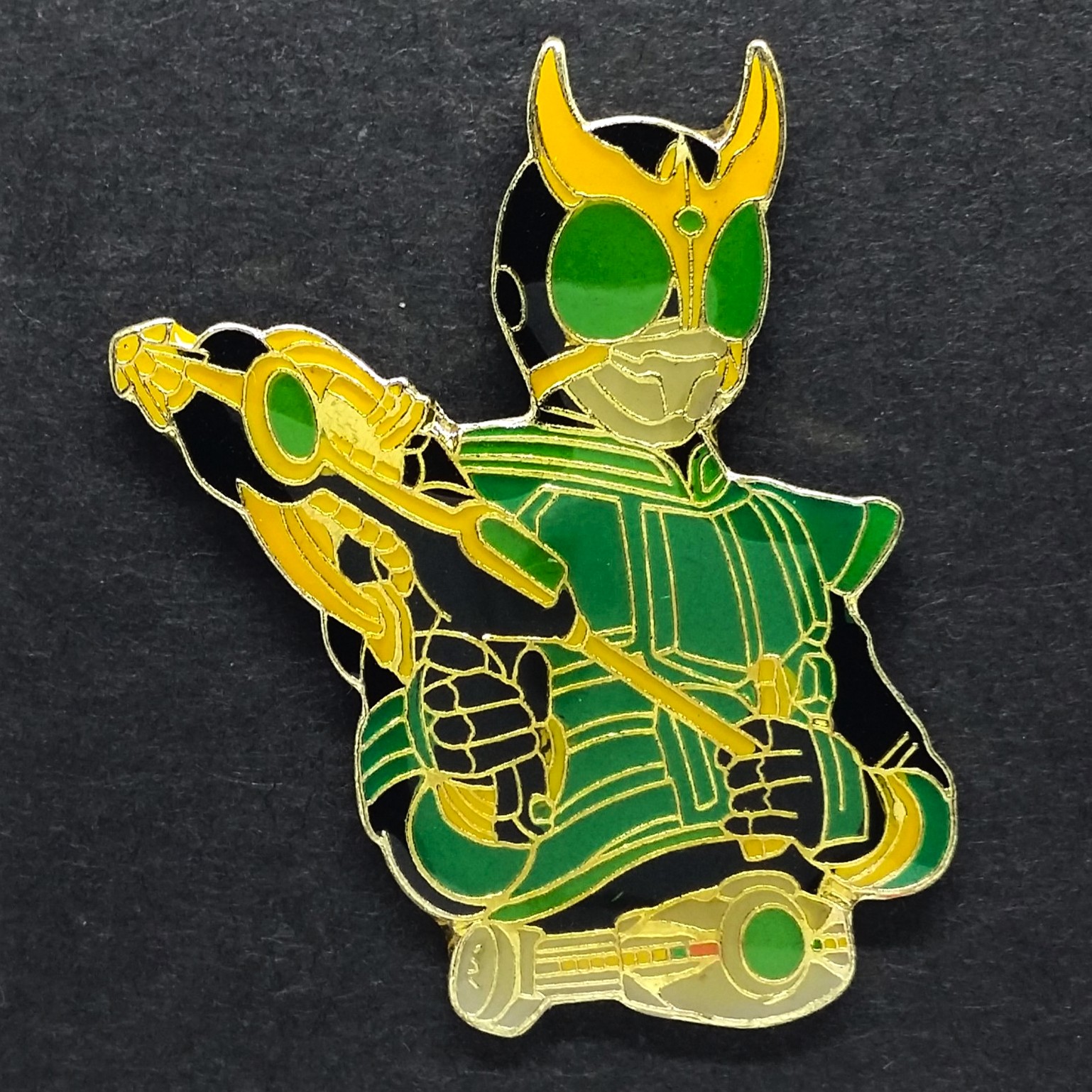 Kamen Rider Kuuga Pin Badge #01 - 1990s TOEI Japanese Anime Masked Rider