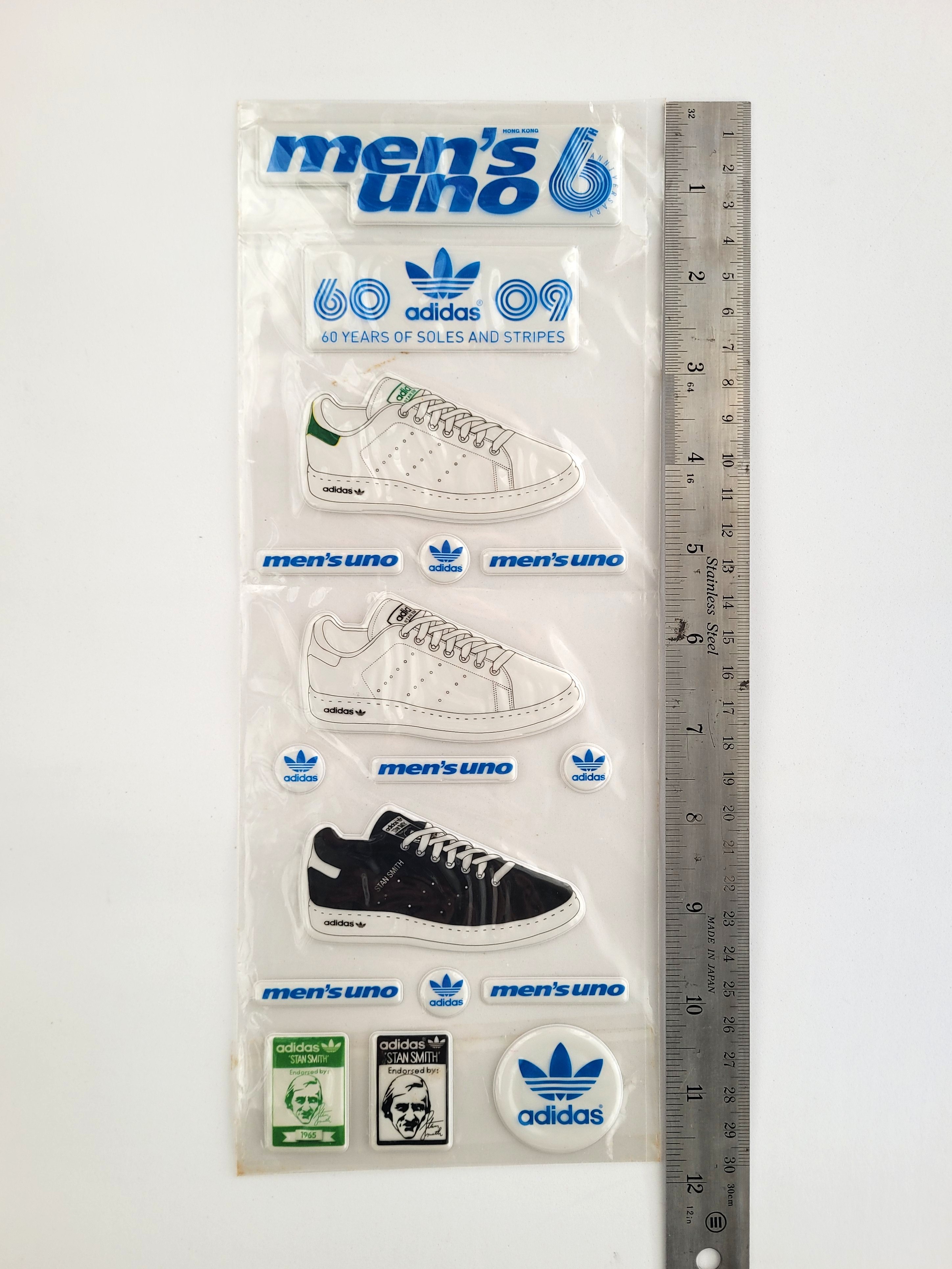 Adidas 60th Anniversary Stan Smith Puffy Sticker Sheet - 2009 Adidas Originals