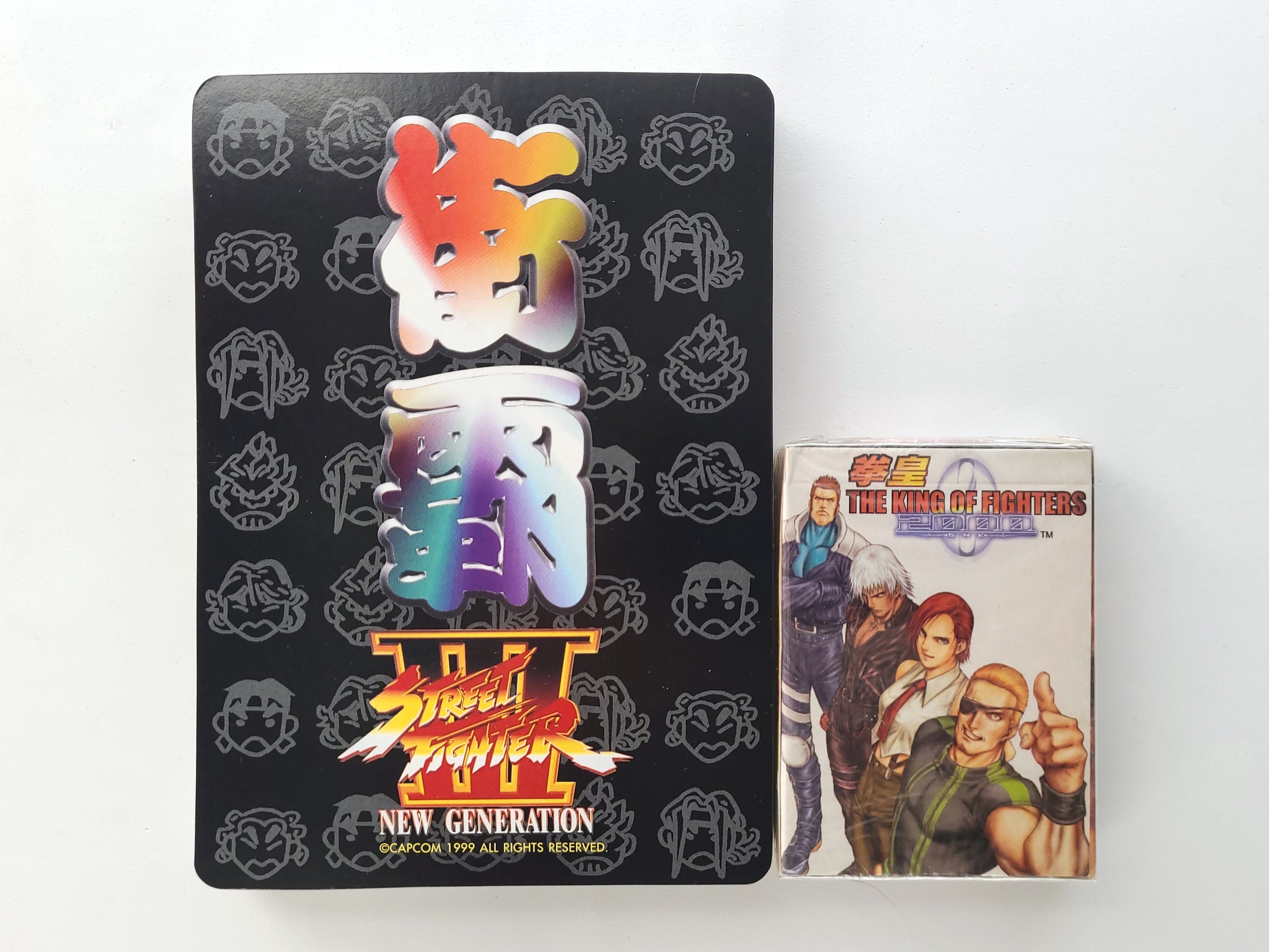 Street Fighter III New Generation Jumbo Playing Cards (17x12cm) - 1999 Capcom Hong Kong Comics