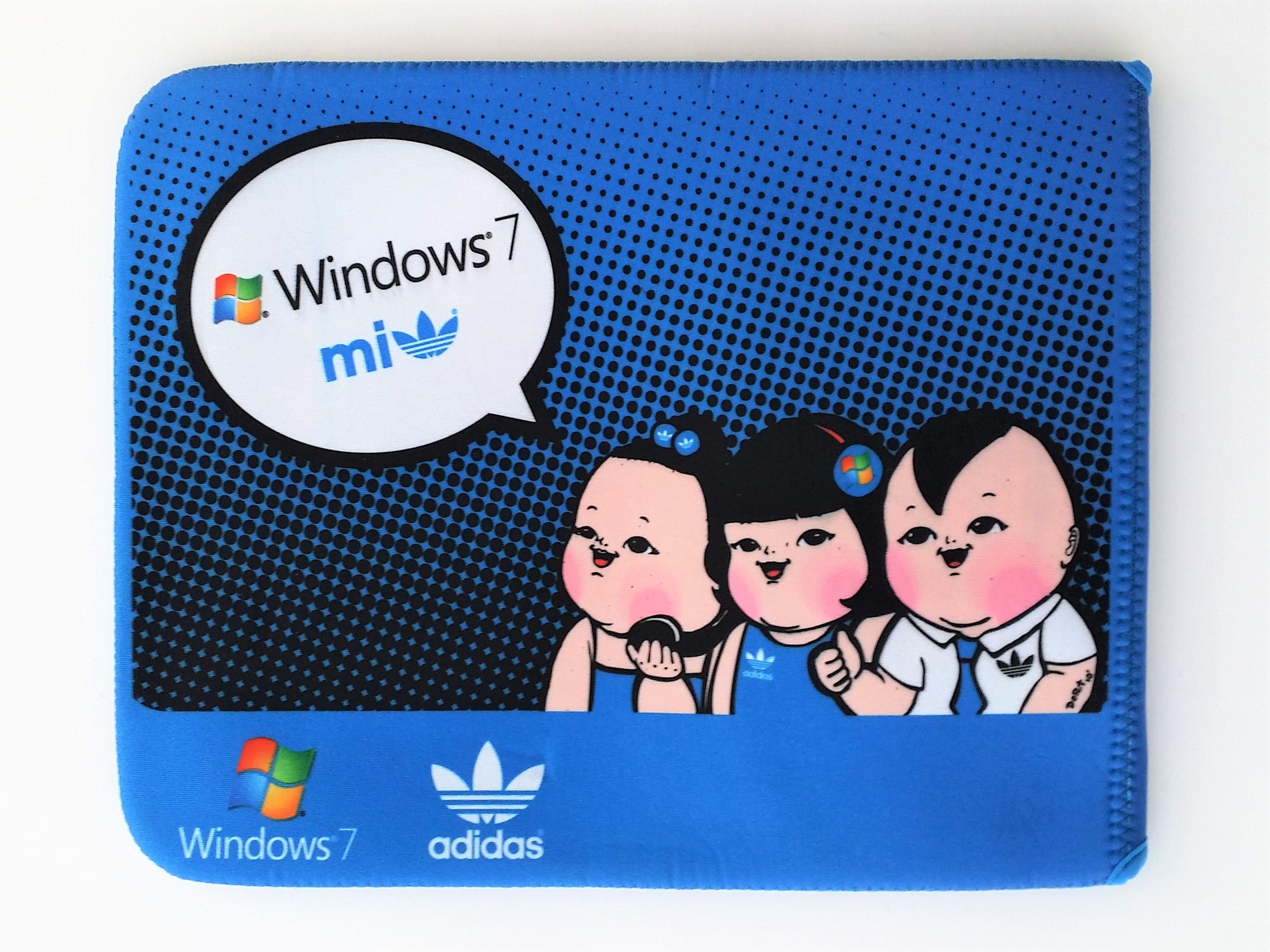 Adidas Originals x Microsoft Windows 7 Laptop Sleeve Cover Case - 2010 Rare Vintage