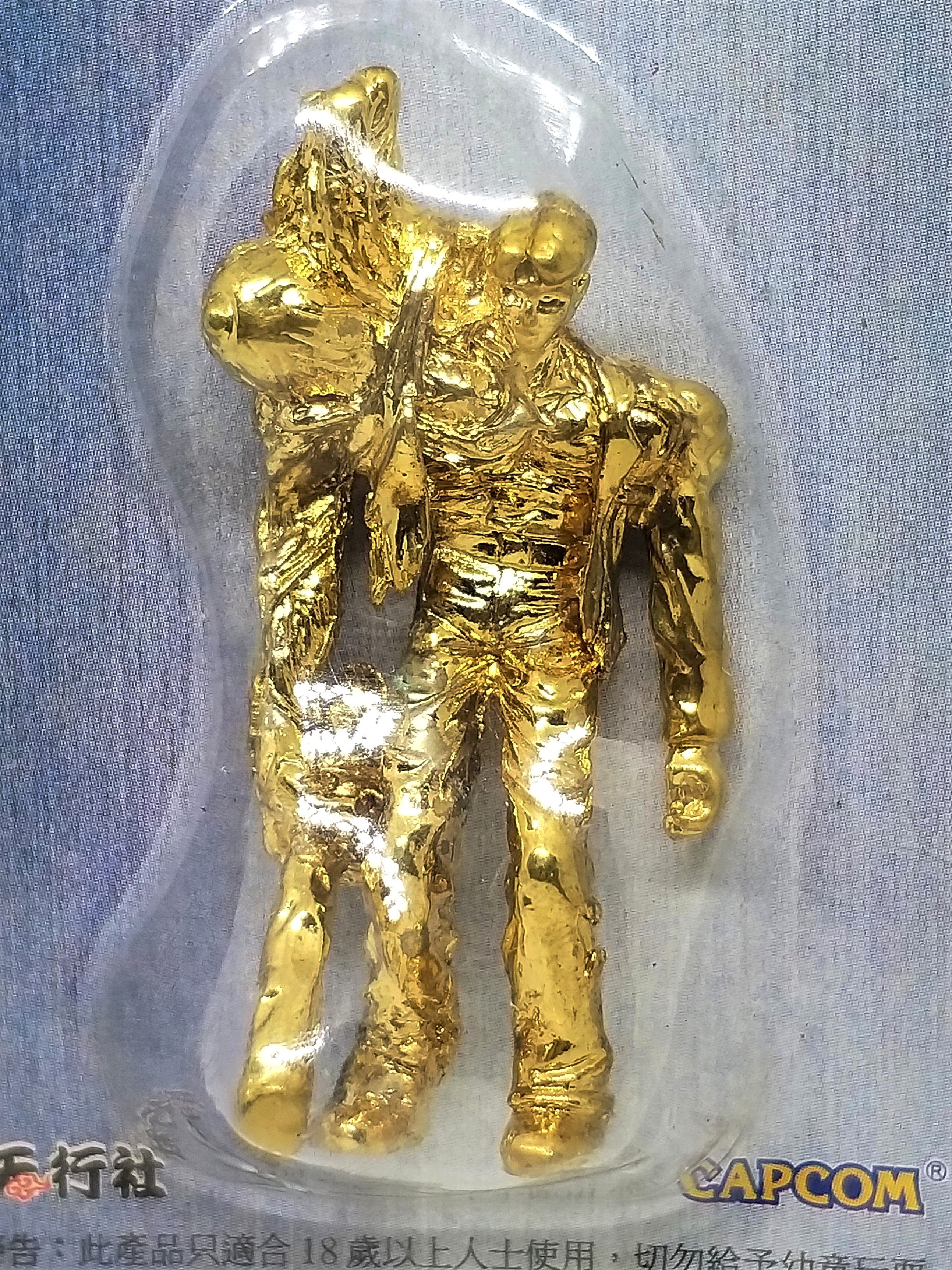 BIOHAZARD 3 William Birkin G1 Metal Figures (Gold / Silver) - 1999 Capcom Resident Evil Hong Kong Comics