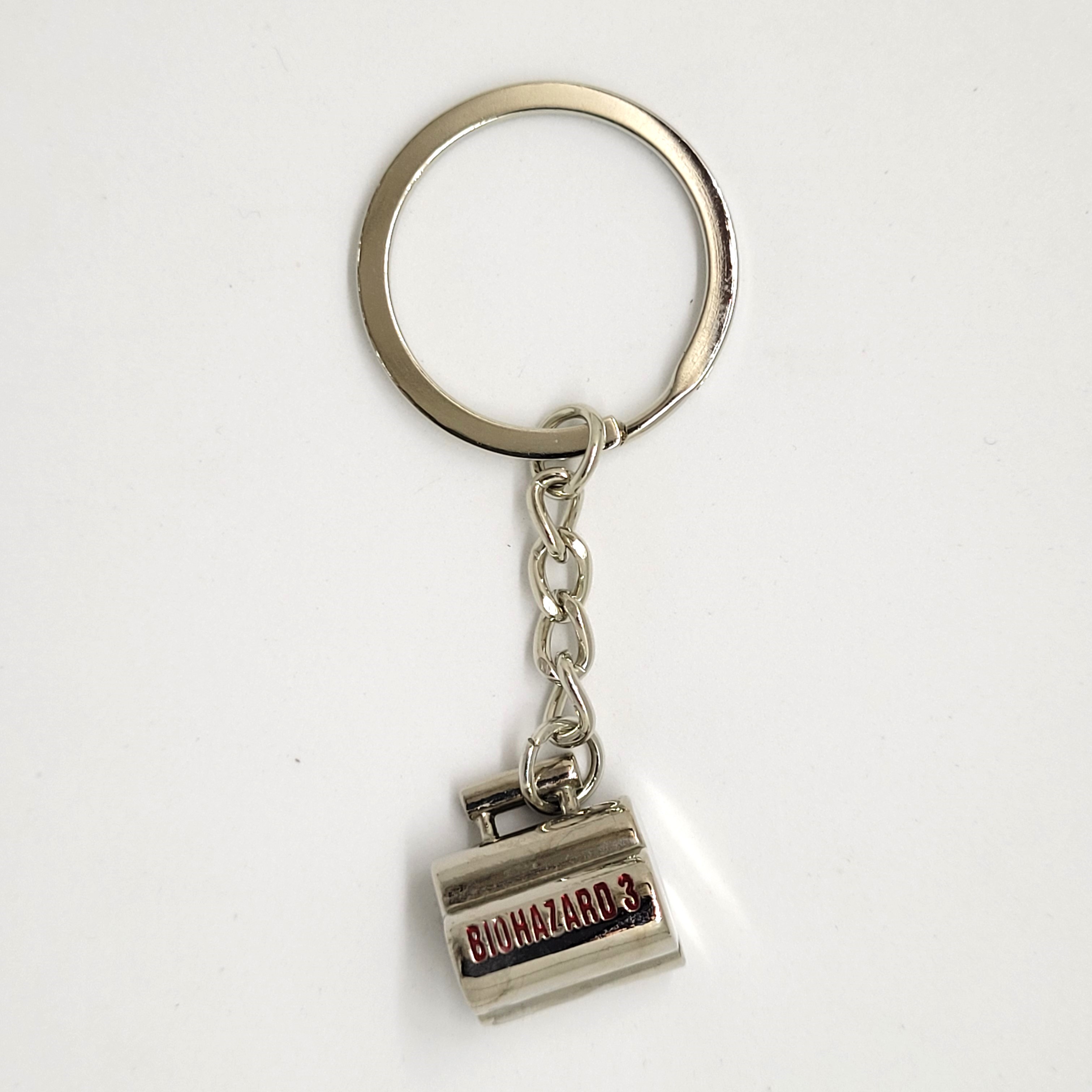 BIOHAZARD 3 Grenade Launcher Ammo Box Keychains (Gold / Silver / Bronze) - 1999 Capcom Resident Evil Hong Kong Comics