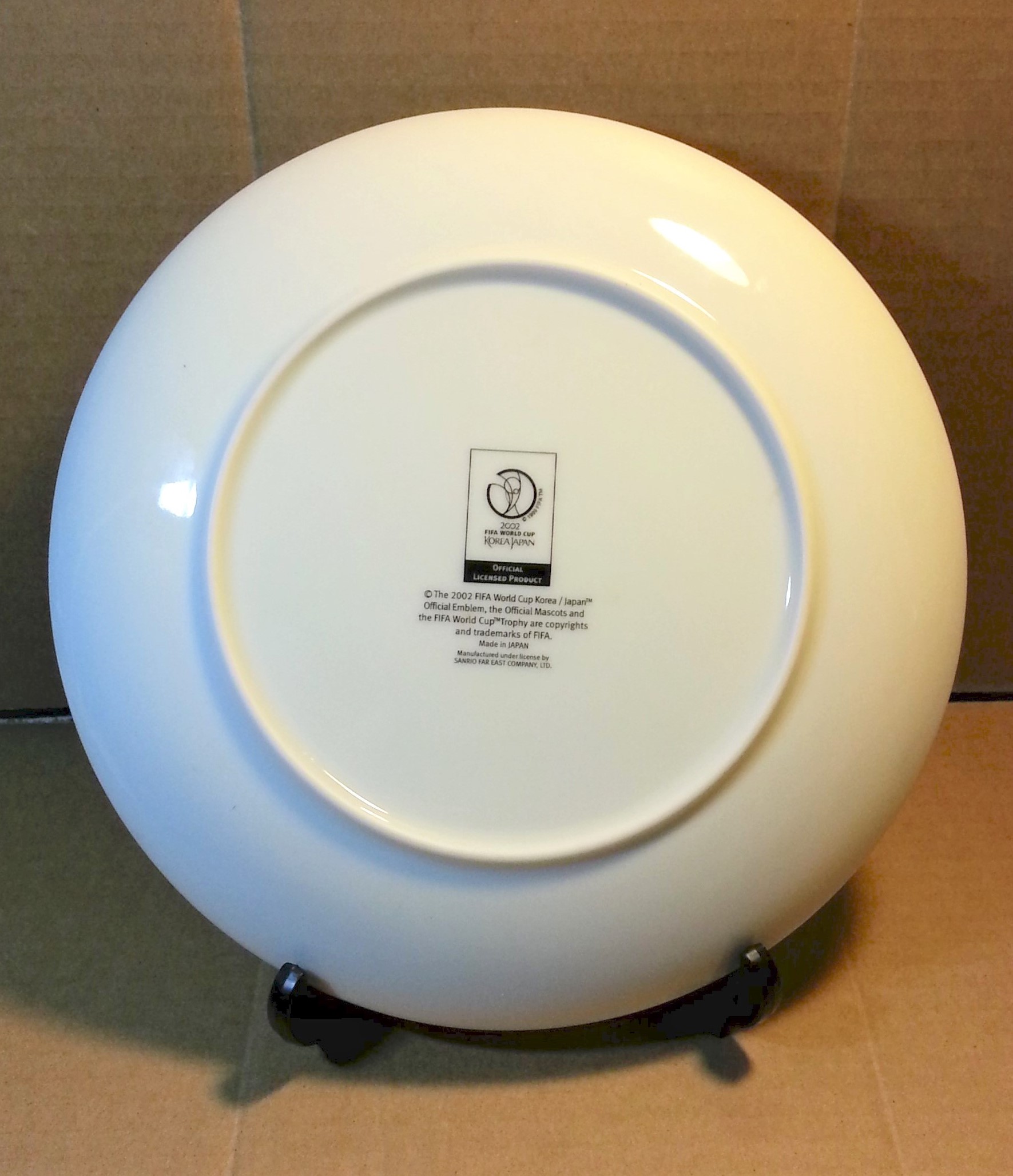 2002 Fifa World Cup Korea Japan Decorative Collectible Plate (world no.1)