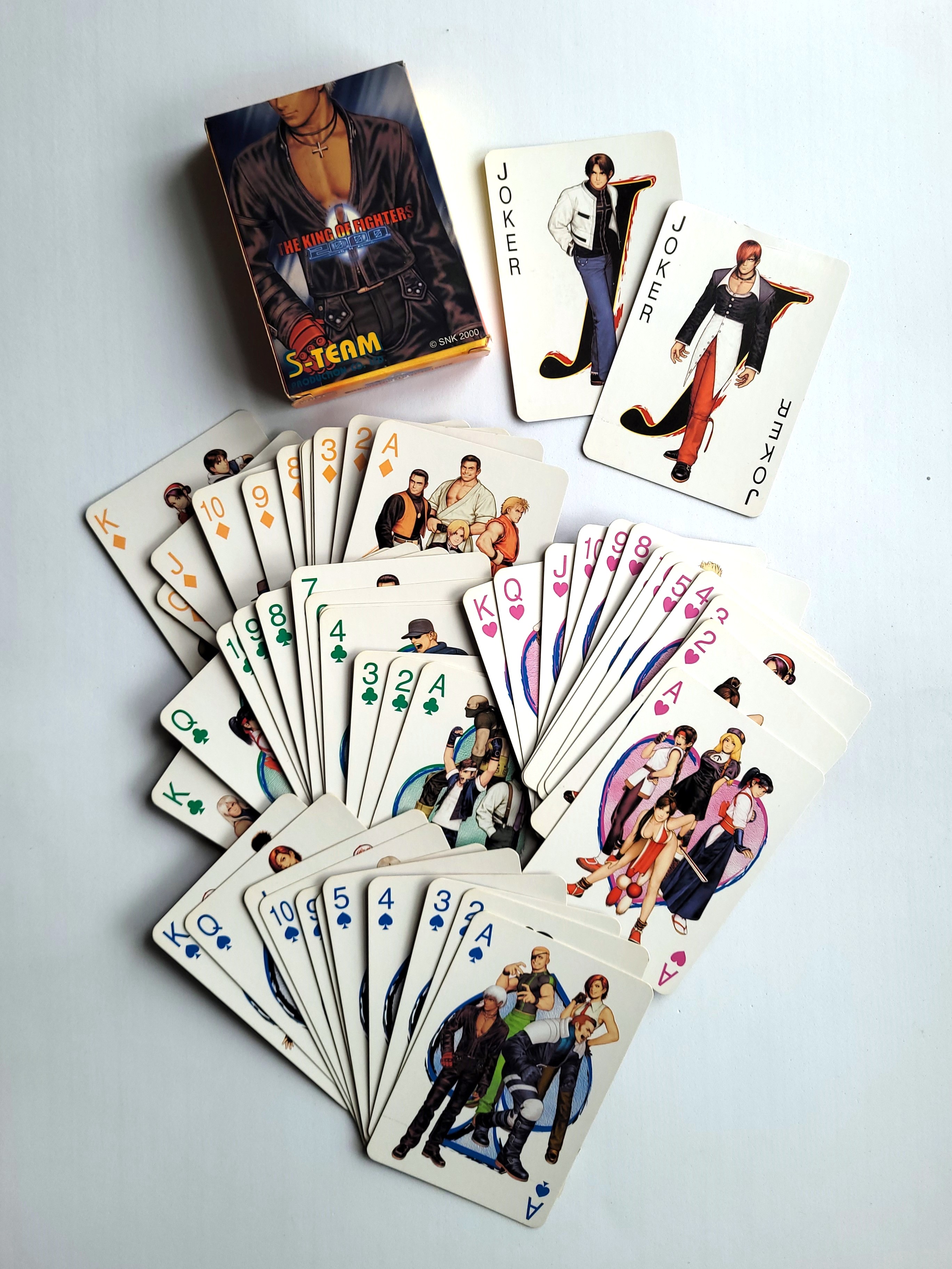 The King Of Fighters 2000 Playing Cards (K' / K-Dash) - 2000 SNK KOF Hong Kong Edition