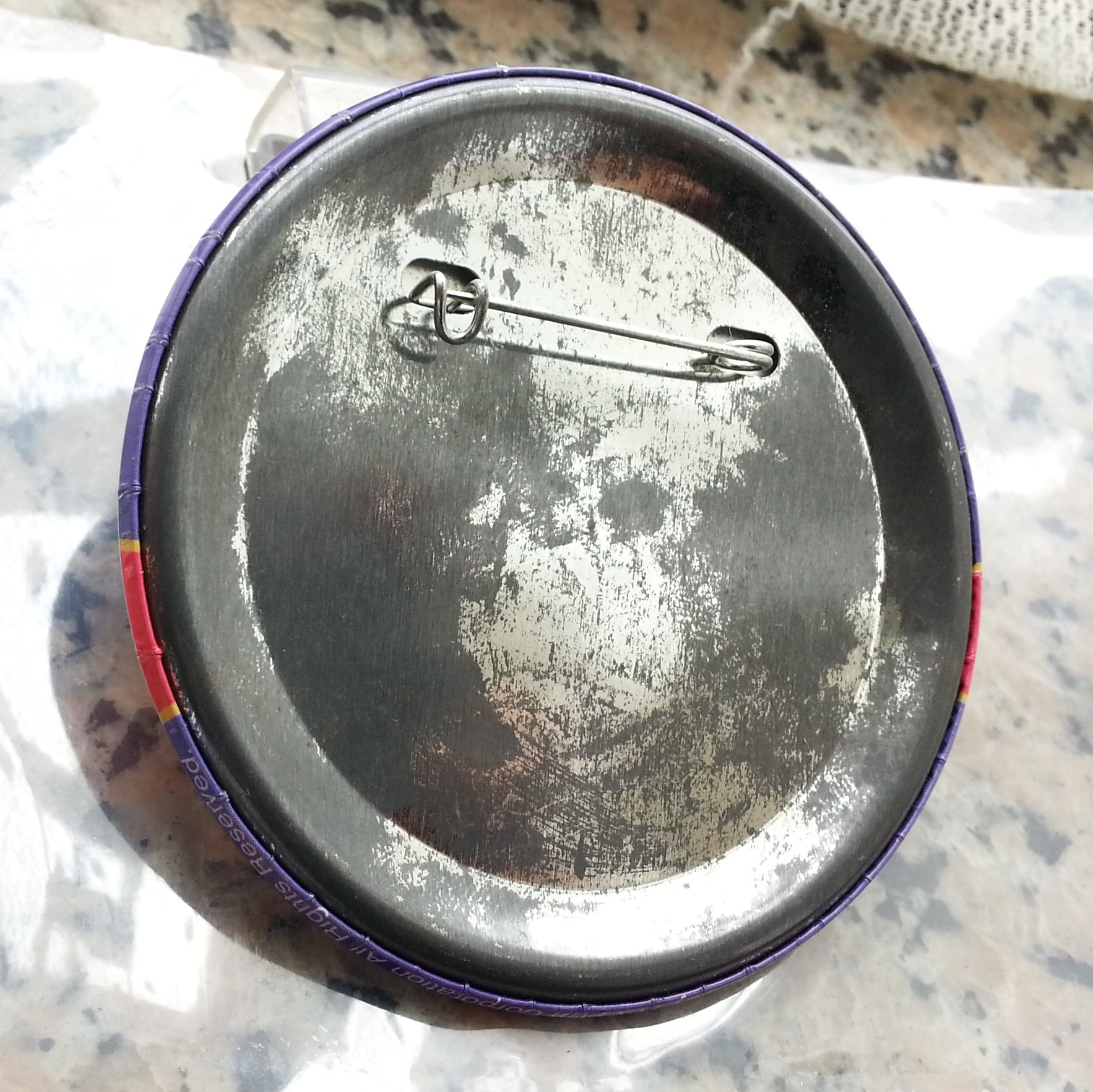 20th Century Fox ANASTASIA Movie Promo 3" Round Button Badge - 1997 pin badge