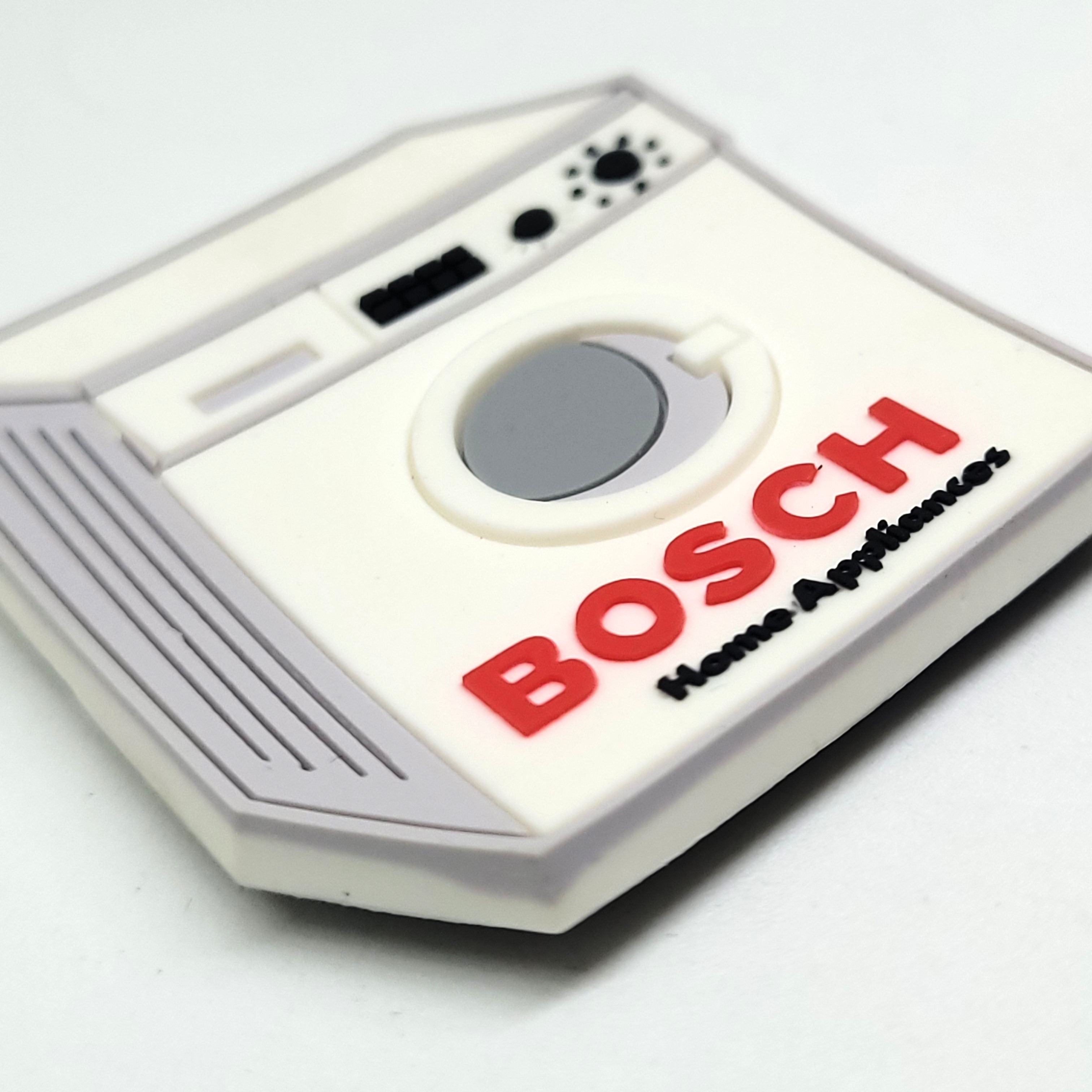 BOSCH Washing Machine Soft PVC Fridge Magnet - Rare Vintage