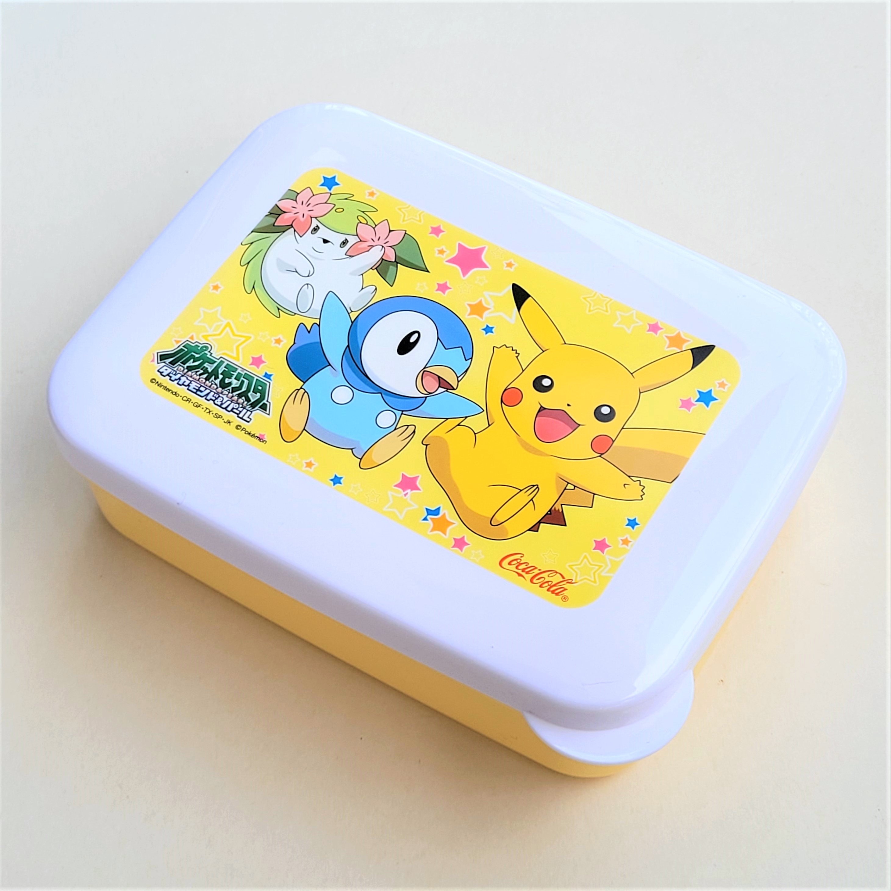 2000s Coca Cola x Pokemon Diamond & Pearl Food Storage Containers / Lunch Boxes