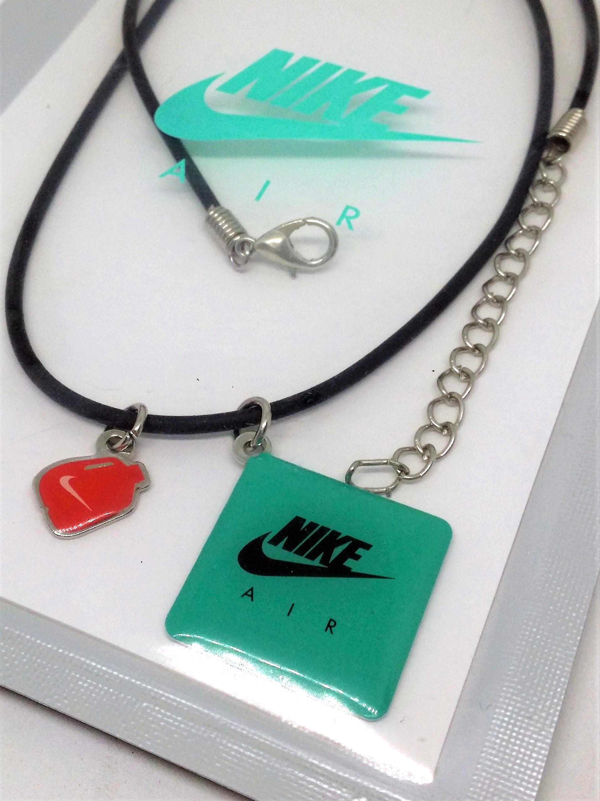 Nike Air Max Day Charms w/ Leather Cord Necklace / Bracelet (#5) - 2018 HK Exclusive