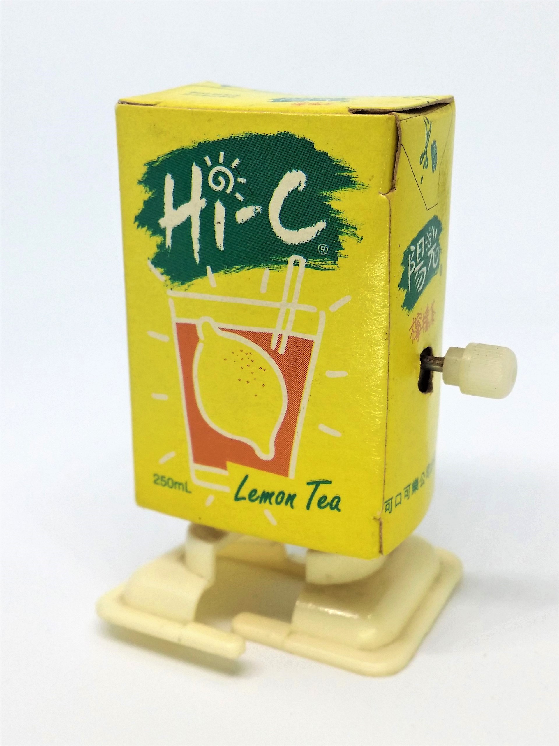 Sunshine Hi-C Lemon Tea Box Wind-Up Walking Toy - 90s Brand From Coca-Cola