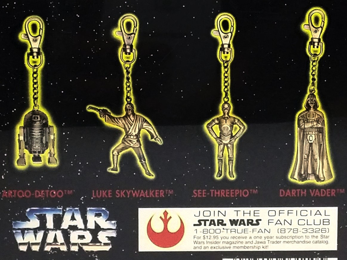 PEPSI x Star Wars "Die Cast Metal Key chain" Special Edition Keychains - 1996 Factory Sealed