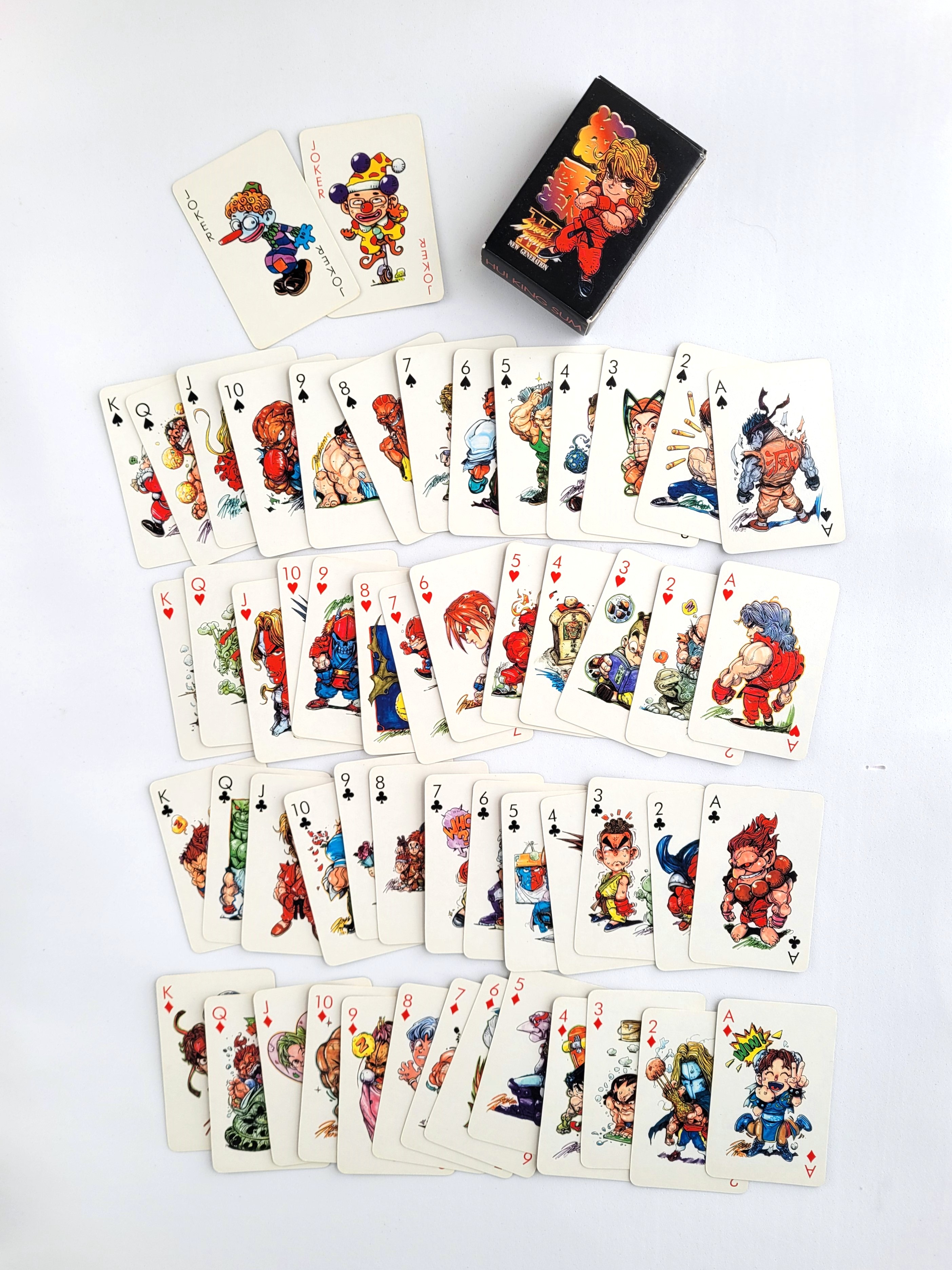 Street Fighter III New Generation Mini Playing Cards (6.4 x 4.2cm) - 1998 Capcom Hong Kong Comics