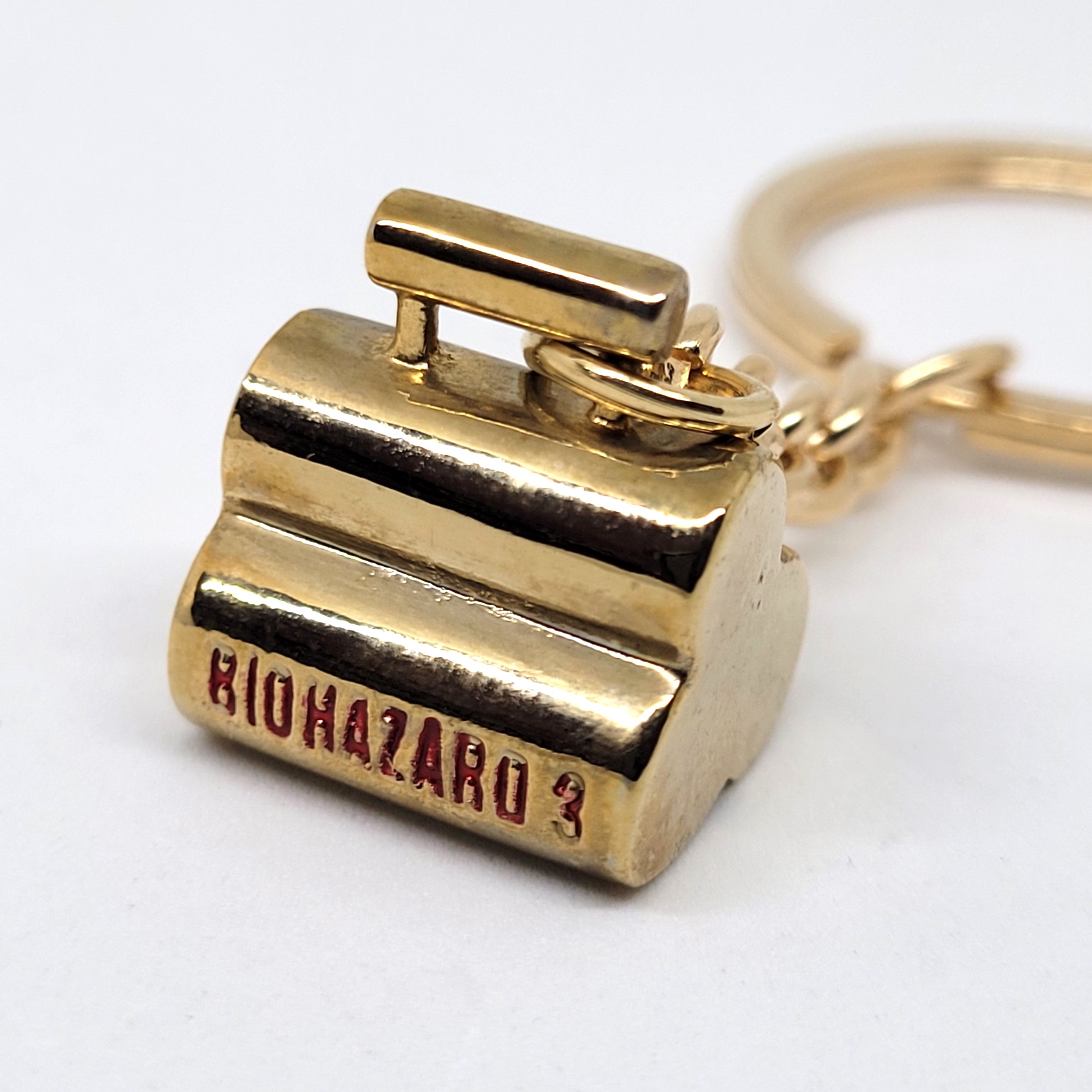 BIOHAZARD 3 Grenade Launcher Ammo Box Keychains (Gold / Silver / Bronze) - 1999 Capcom Resident Evil Hong Kong Comics