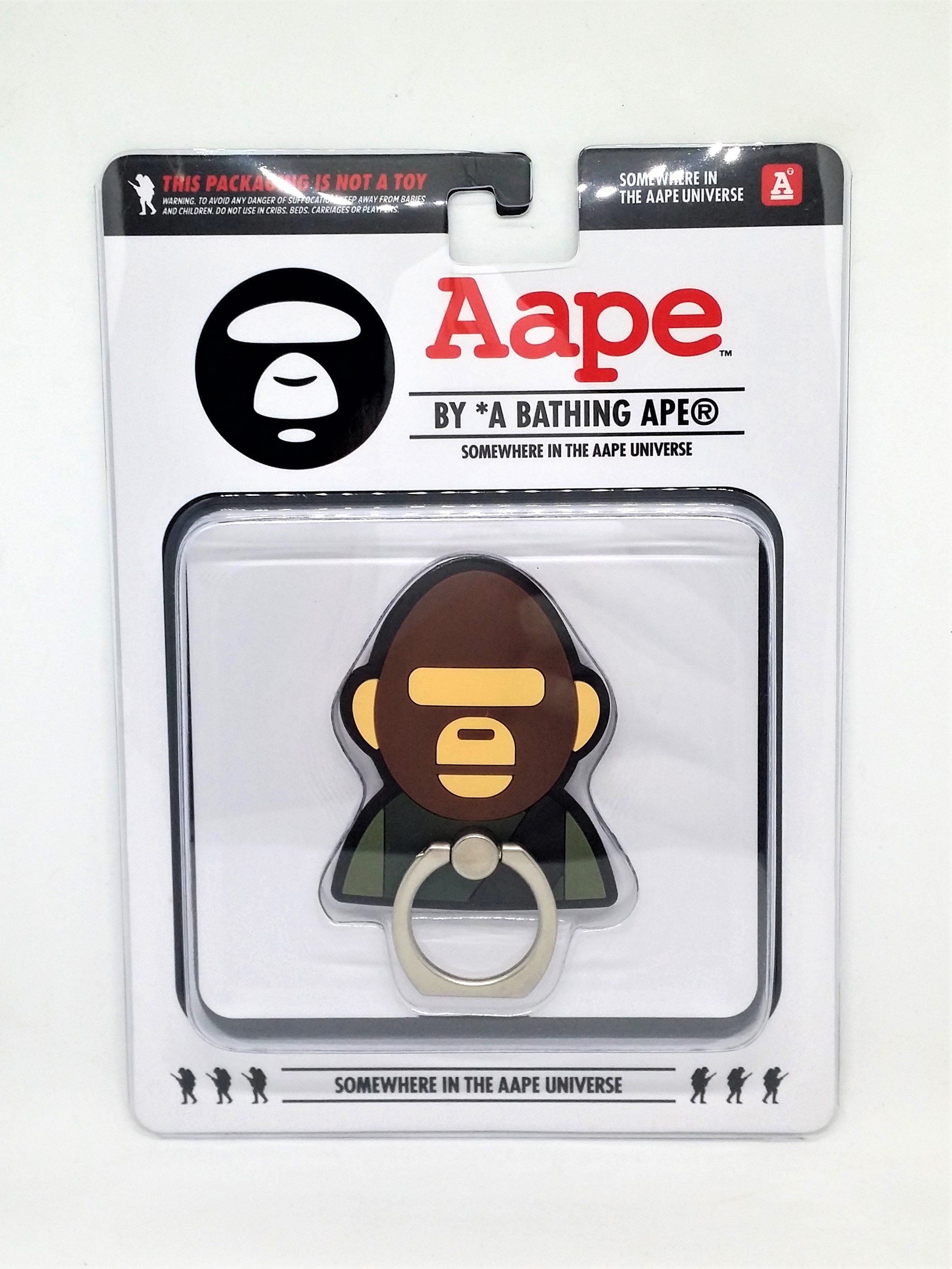 A BATHING APE Bape Aape Soldier Phone Ring Holder - Brand New Sealed