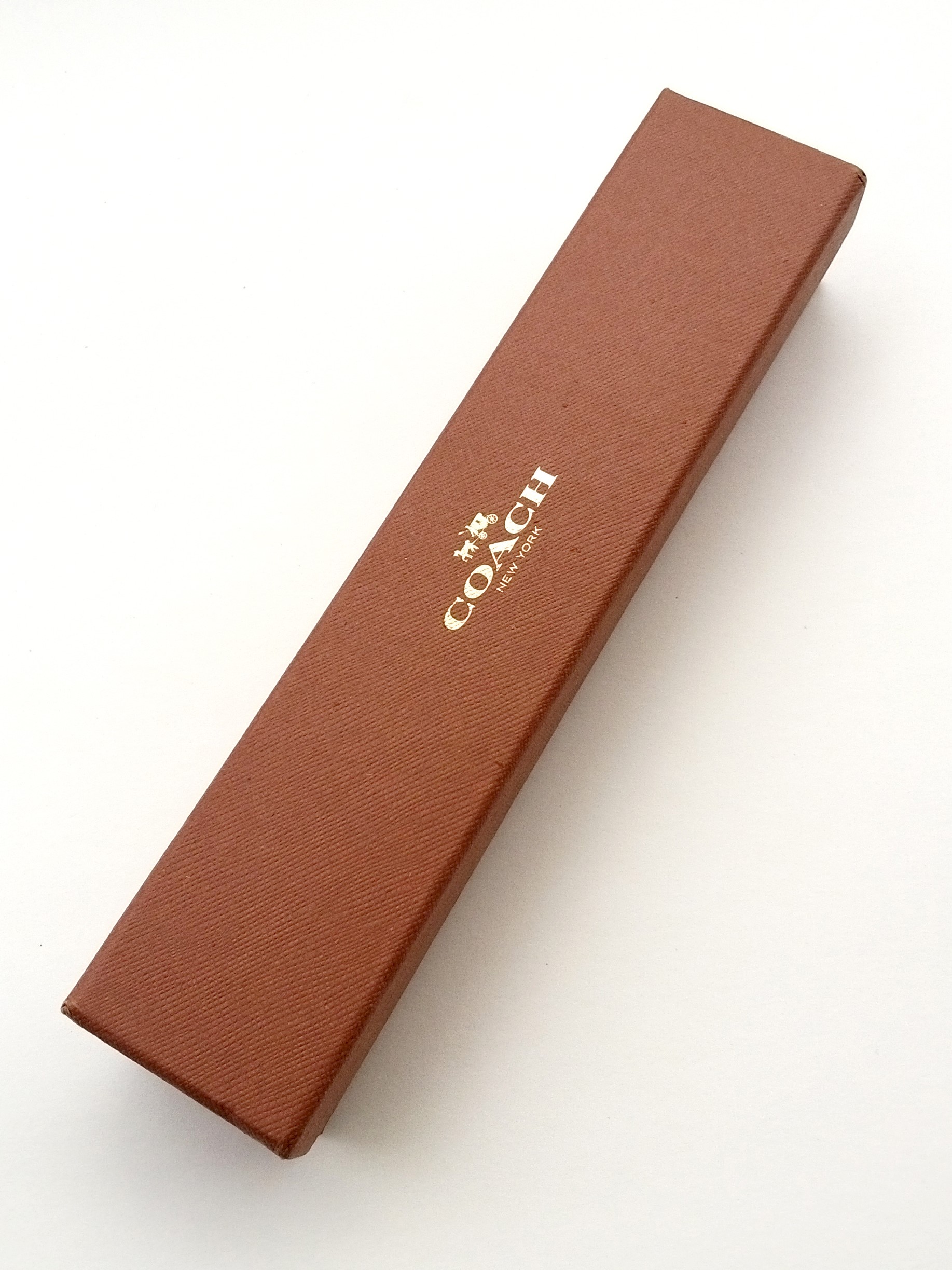 Coach Feather Metal Bag Charm / Keychain / Key Ring - New In Box