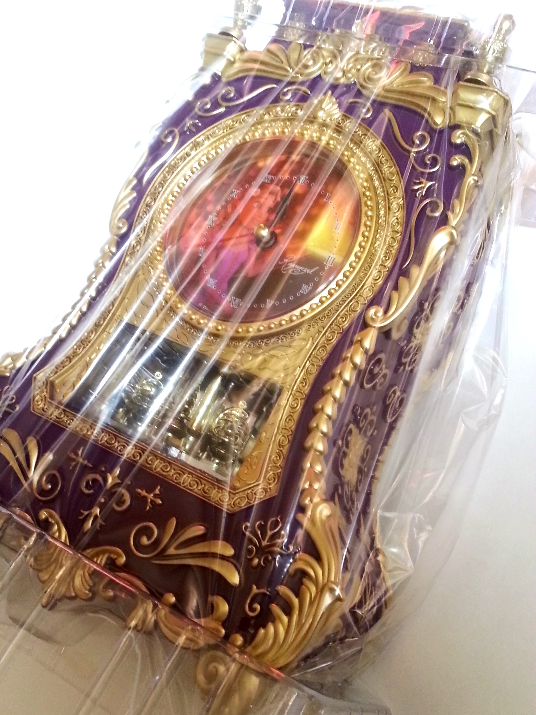 SEGA Disney Princess Rapunzel Rococo Style Table Clock NIB