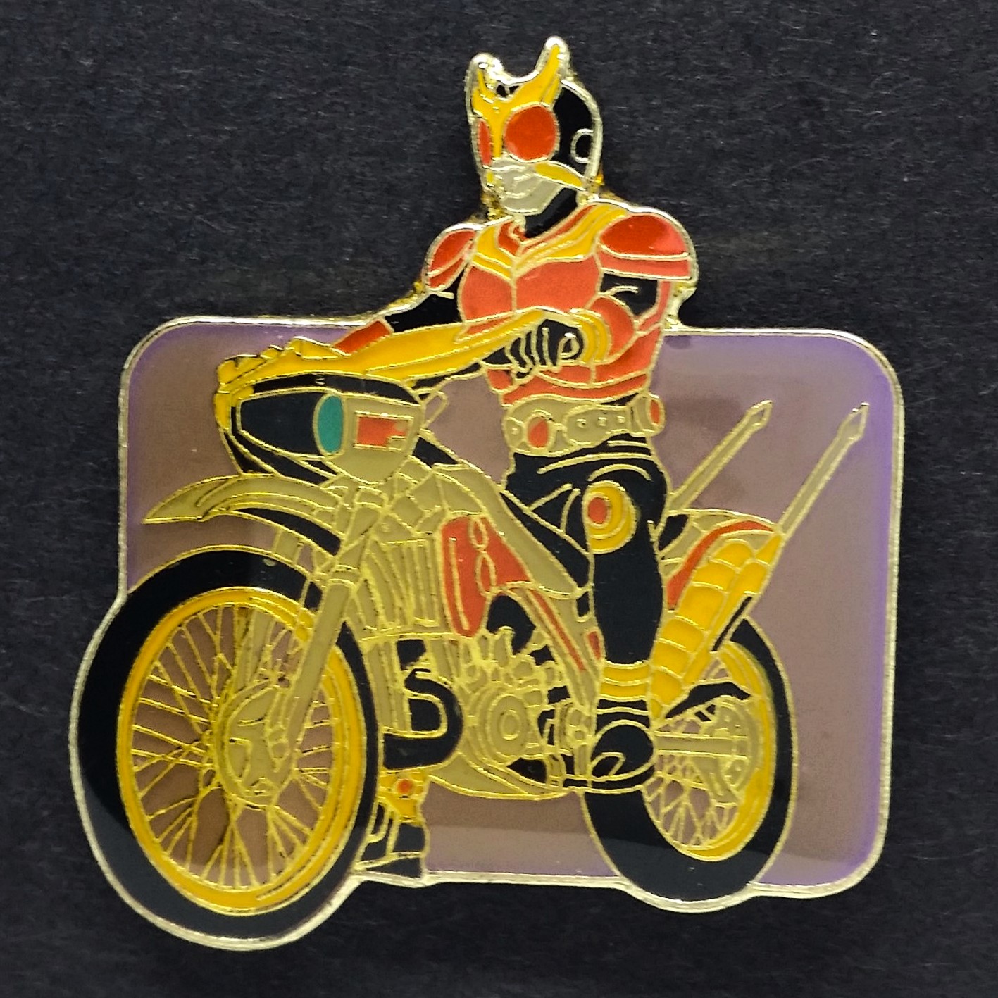 Kamen Rider Kuuga Pin Badge #06 - 1990s TOEI Japanese Anime Masked Rider