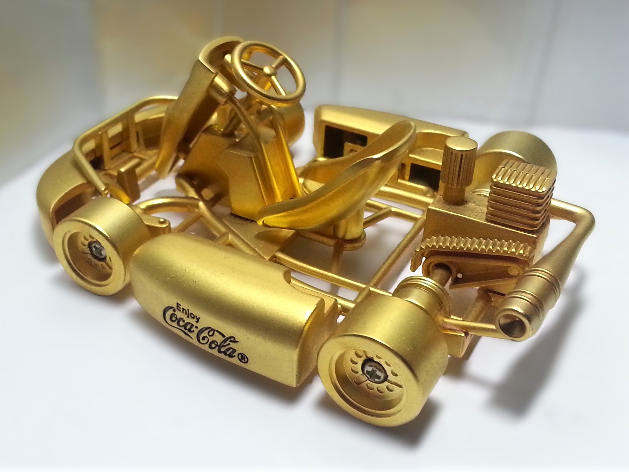 Coca Cola 2002 Go-Kart Diecast Metal Mini Racing Car Set Of 3 - New In Box