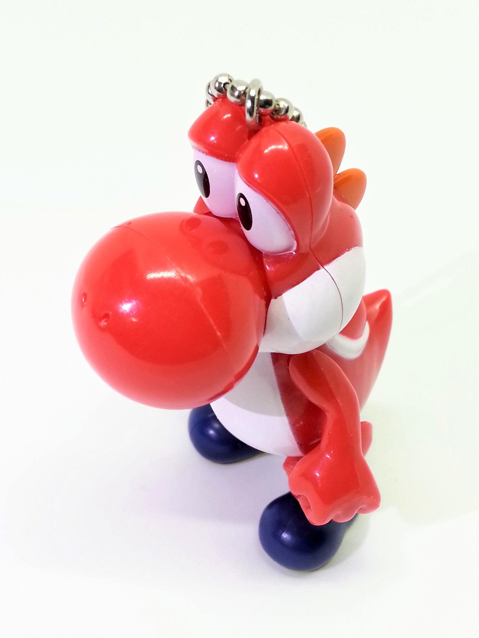 Super Mario Bros. YOSHI Jointed Figure Charm Keychain - 2000s From Japan