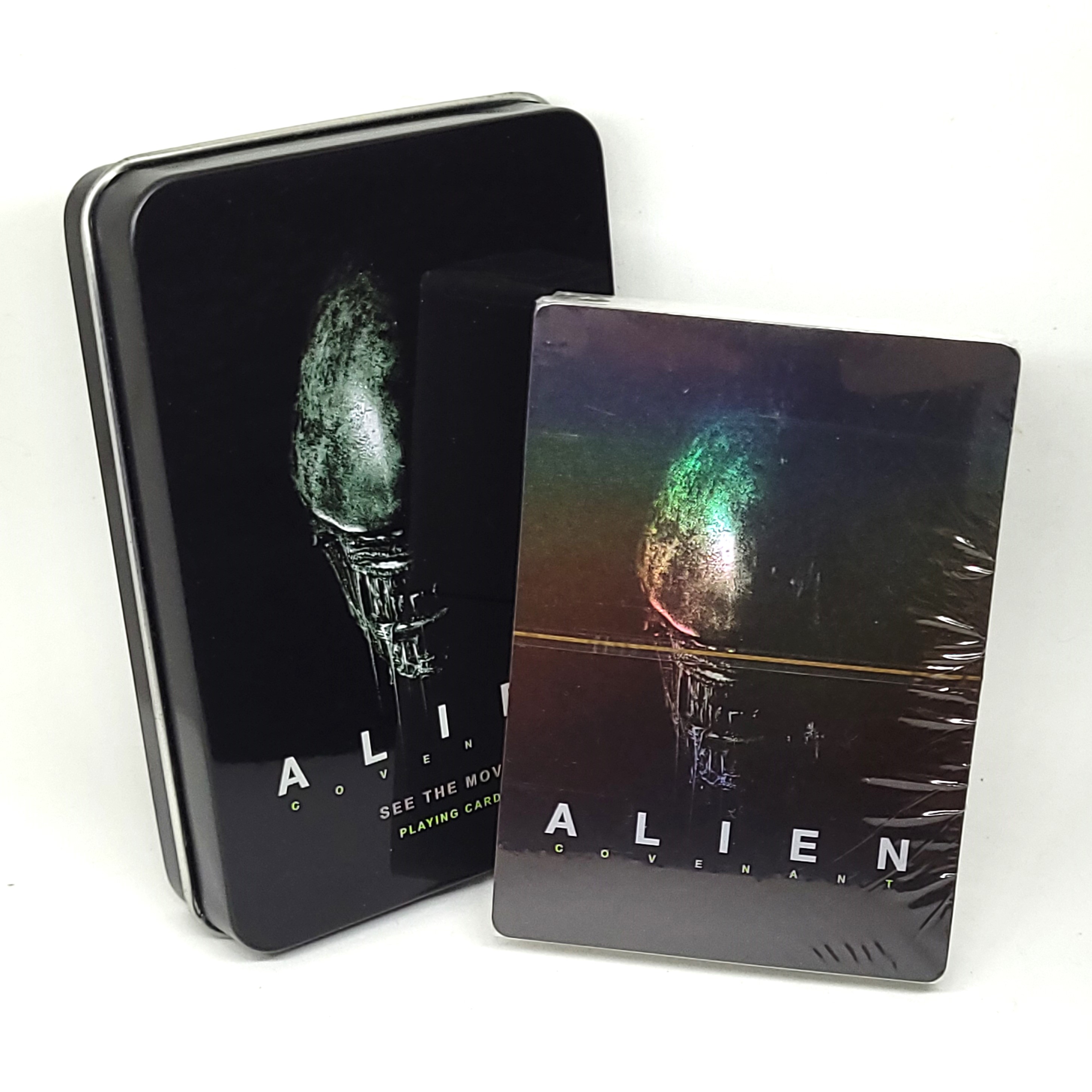 Alien Covenant Playing Cards Sealed Deck w/ Tin Box - 2017 20th Century Fox