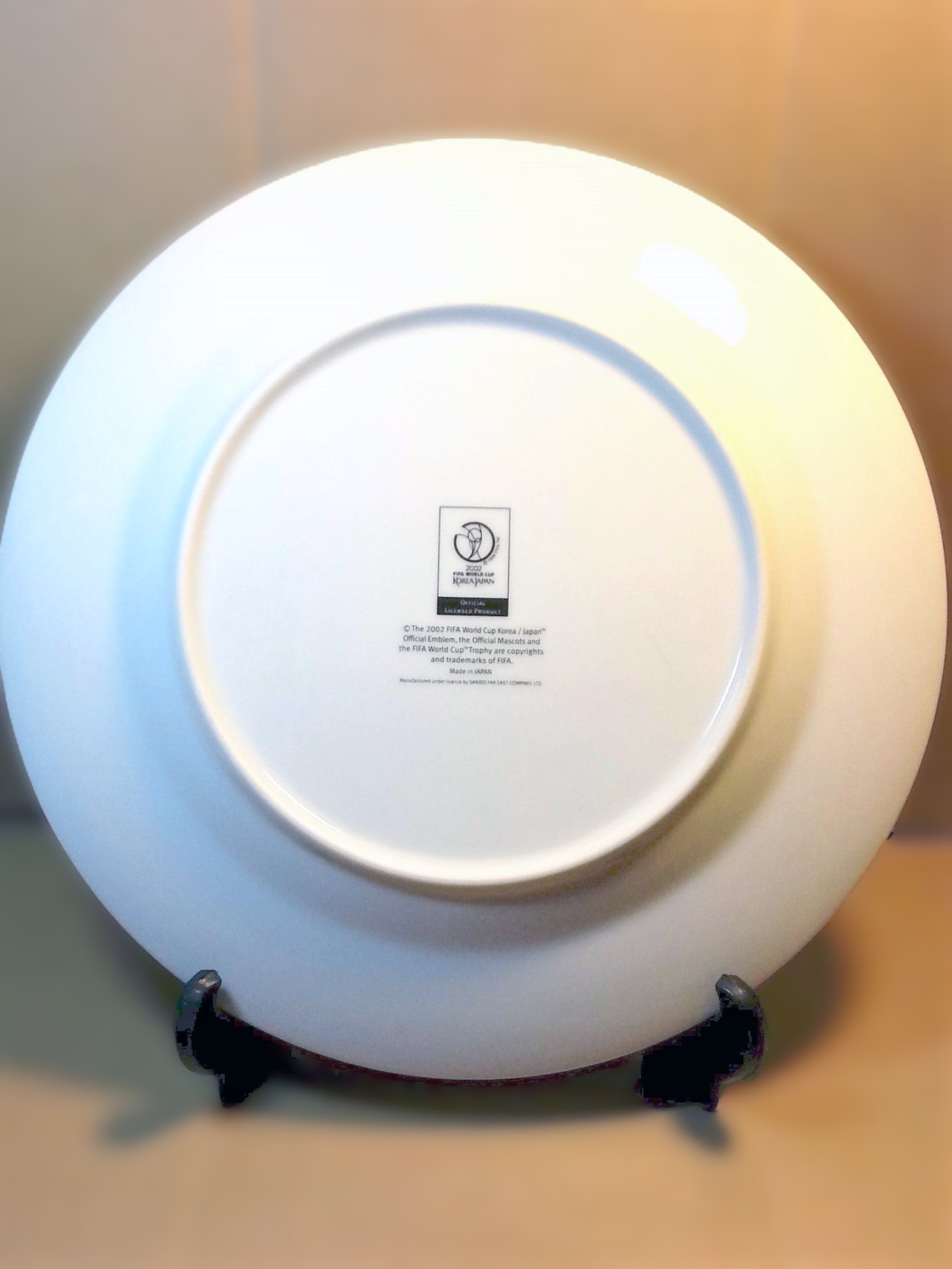 2002 Fifa World Cup Korea Japan Commemorative Plate (Trophy)