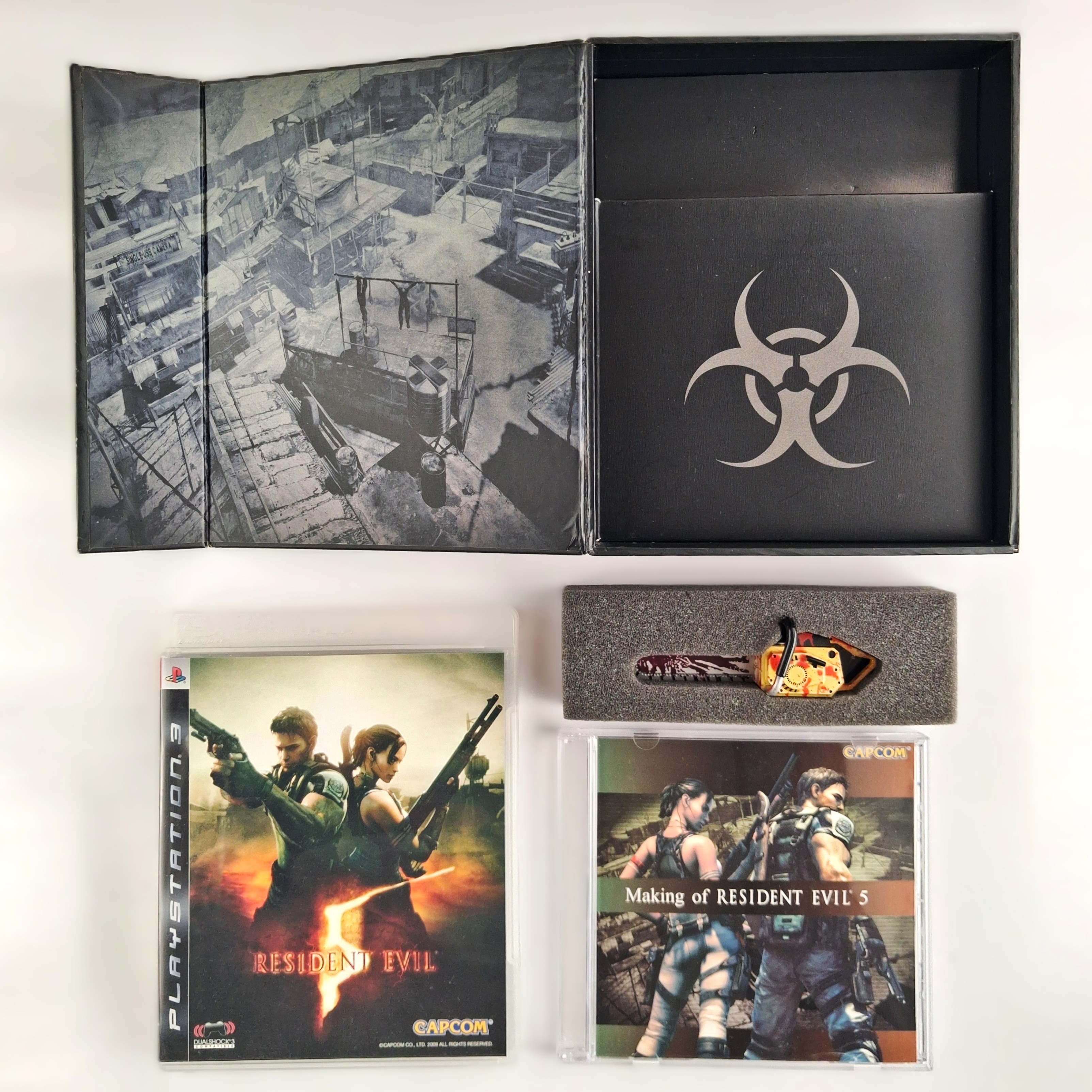 BIOHAZARD Resident Evil 5 Limited Edition (PS3) w/ Chainsaw USB Flash Drive - 2009 TRICELL