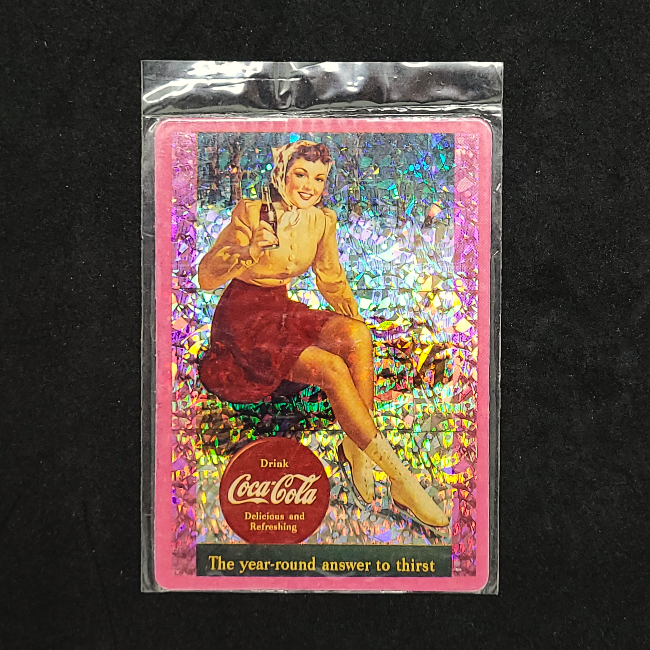 Coca Cola Holographic Prism Cards (Group A) - 90s Factory Sealed