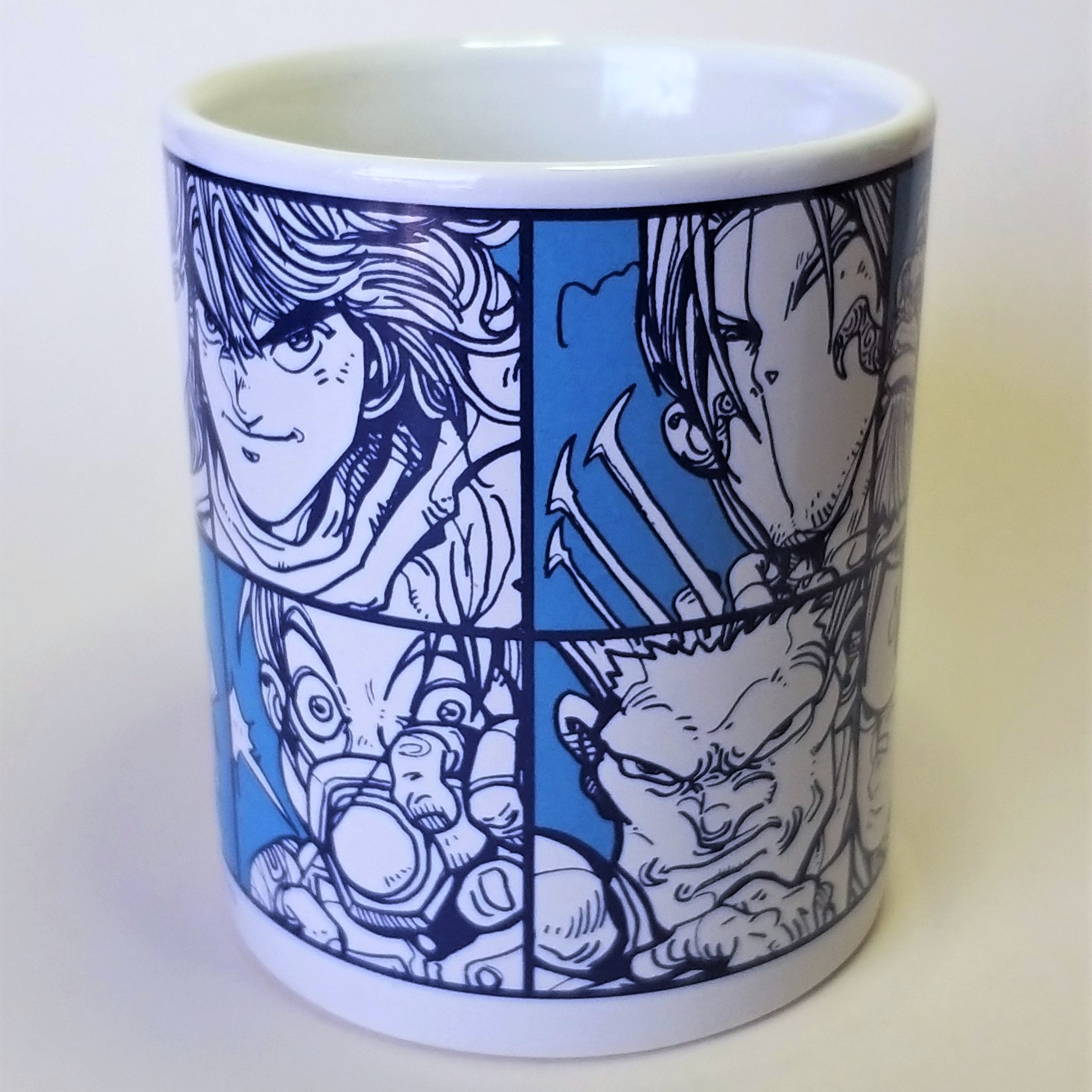 Street Fighter EX2 Ceramic Mug - 1999 CAPCOM / ARIKA Hong Kong Comics