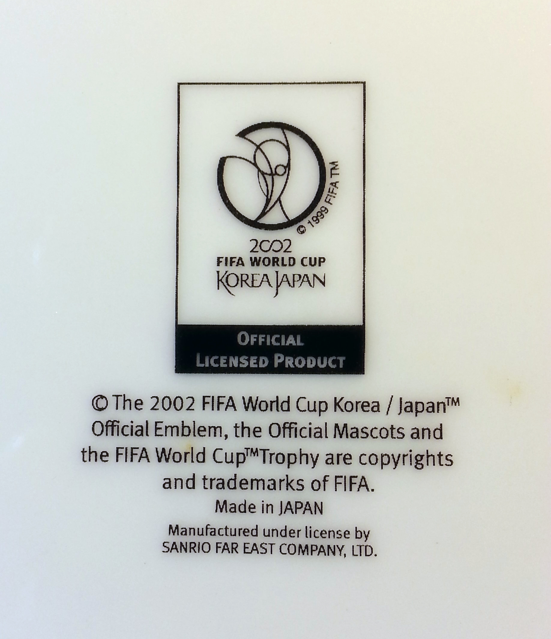 2002 Fifa World Cup Korea Japan Decorative Collectible Plate (world no.1)