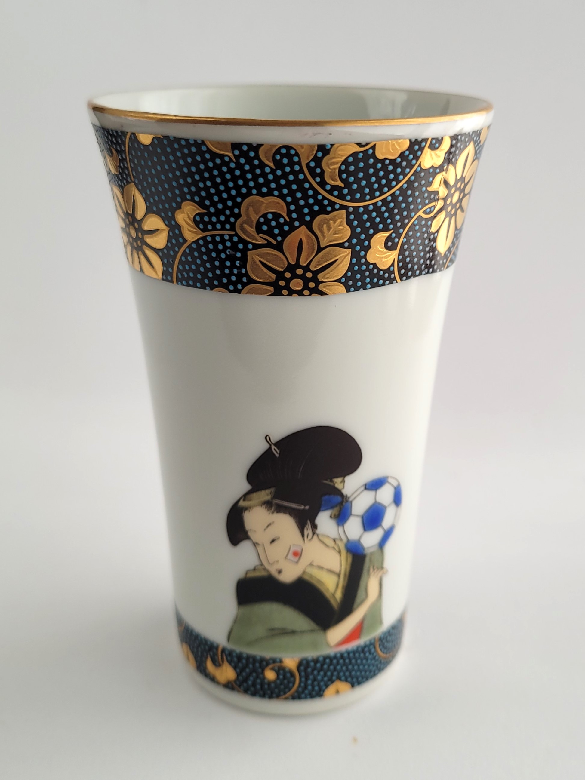 2002 Fifa World Cup Japanese Teacup Set Of 2 - Kemari Ancient Football Game