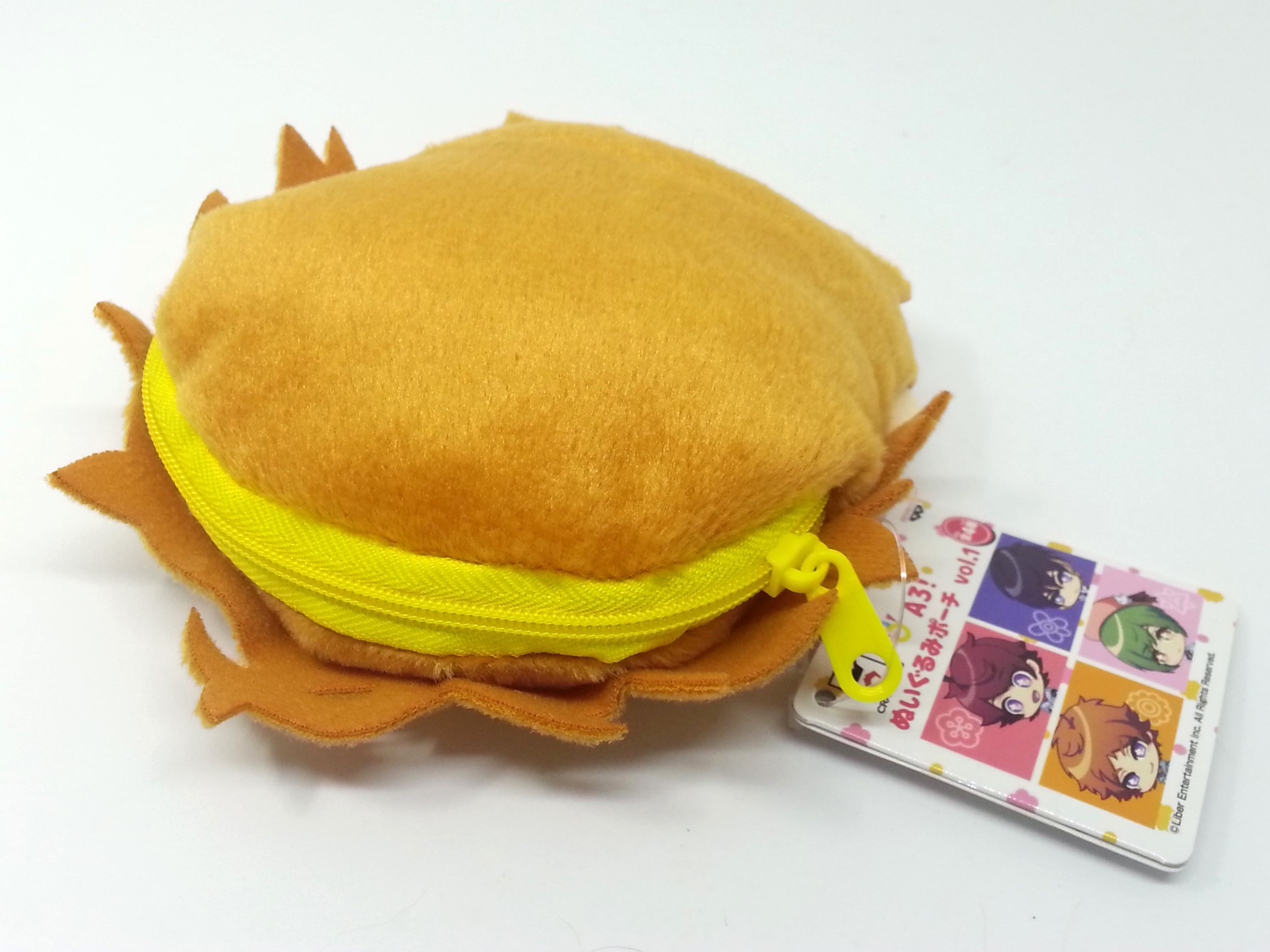 A3! Tenma Sumeragi Face Plush Zipper Pouch Vol.1 - 2017 BANPRESTO Japanese Anime New Unused