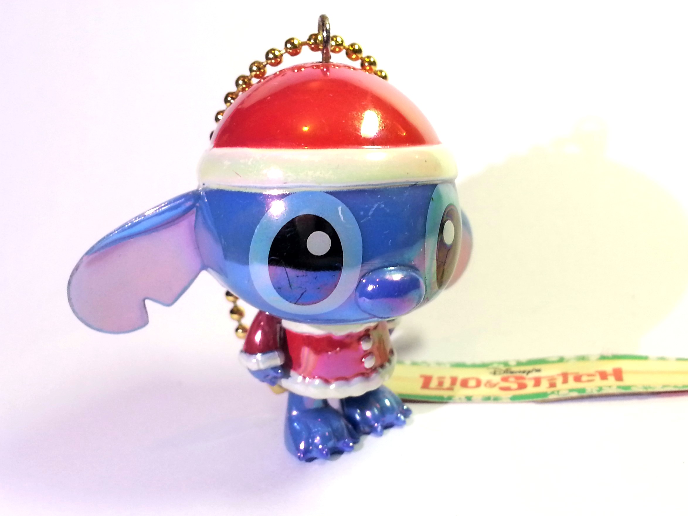 Disney Lilo & Stitch Iridescent Jointed Figure Charm Keychains - 2000s From Japan