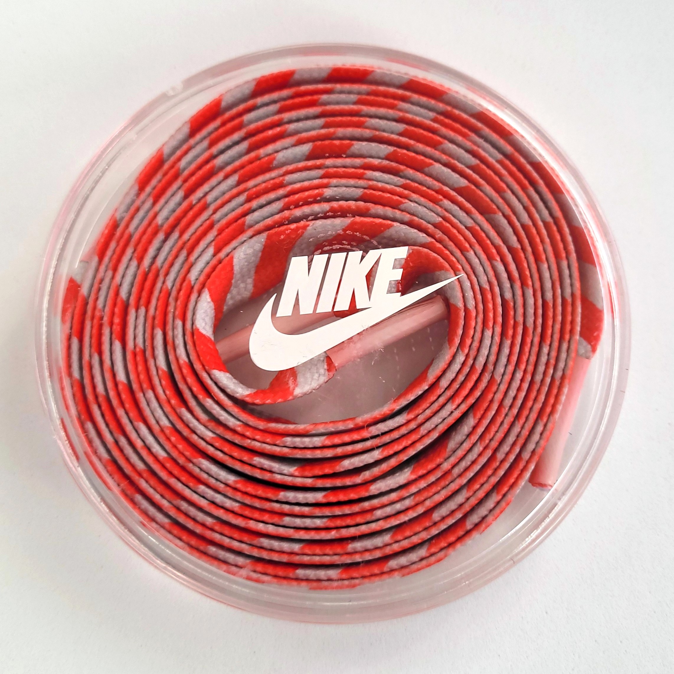 Nike "KISS MY AIRS" Shoelaces w/ Round Plastic Box (2 Sets) - 2017 New & Unused NFS