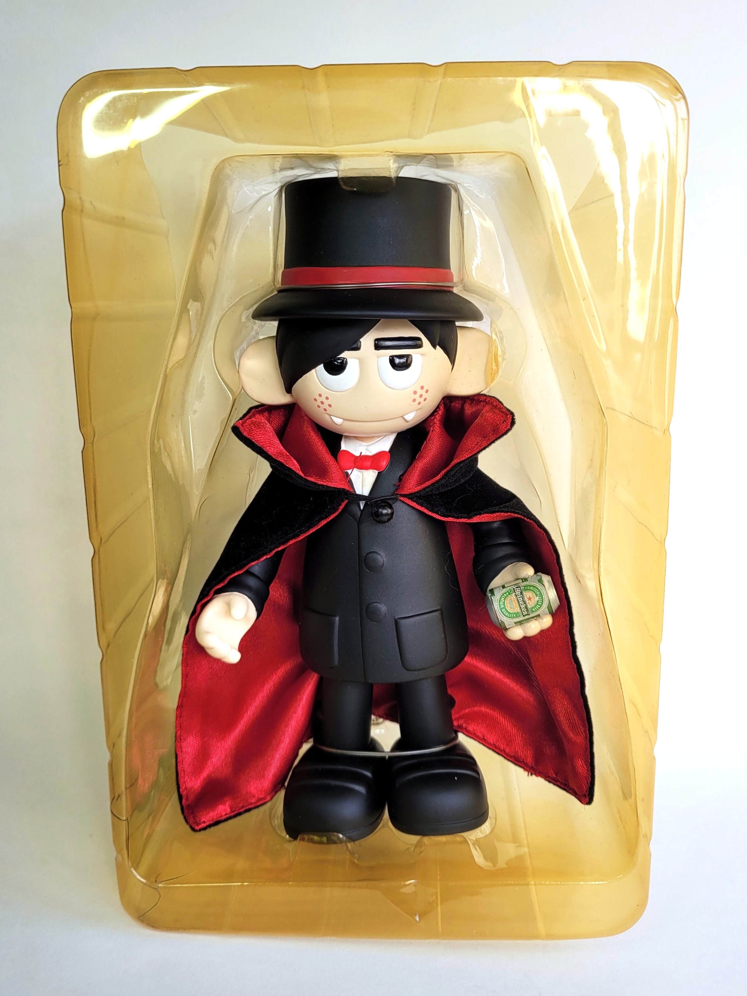 Heineken Beer Halloween Vampire Figure - Rare Vintage