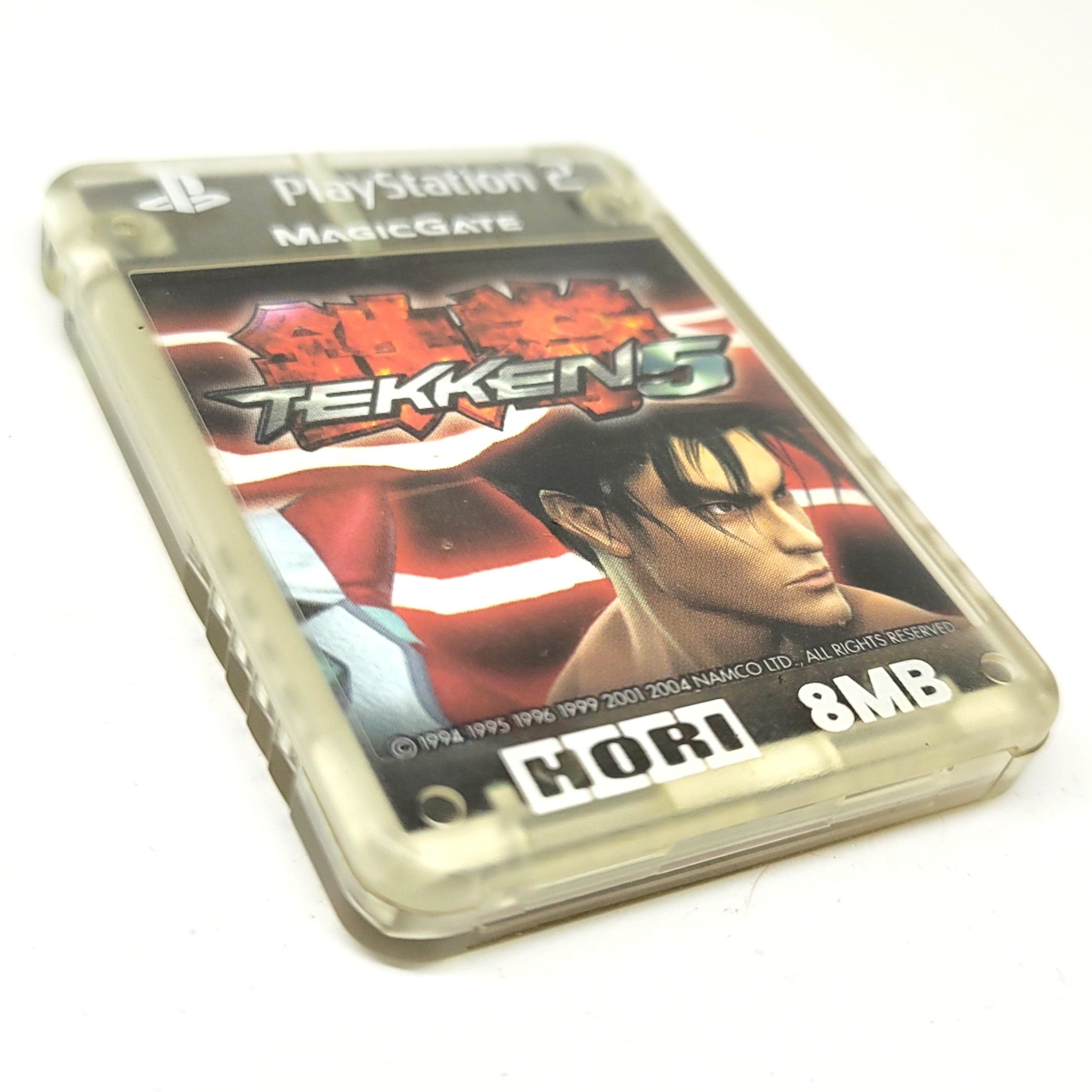PS2 Tekken 5 Memory Card 8MB - 2005 HORI Playstation 2