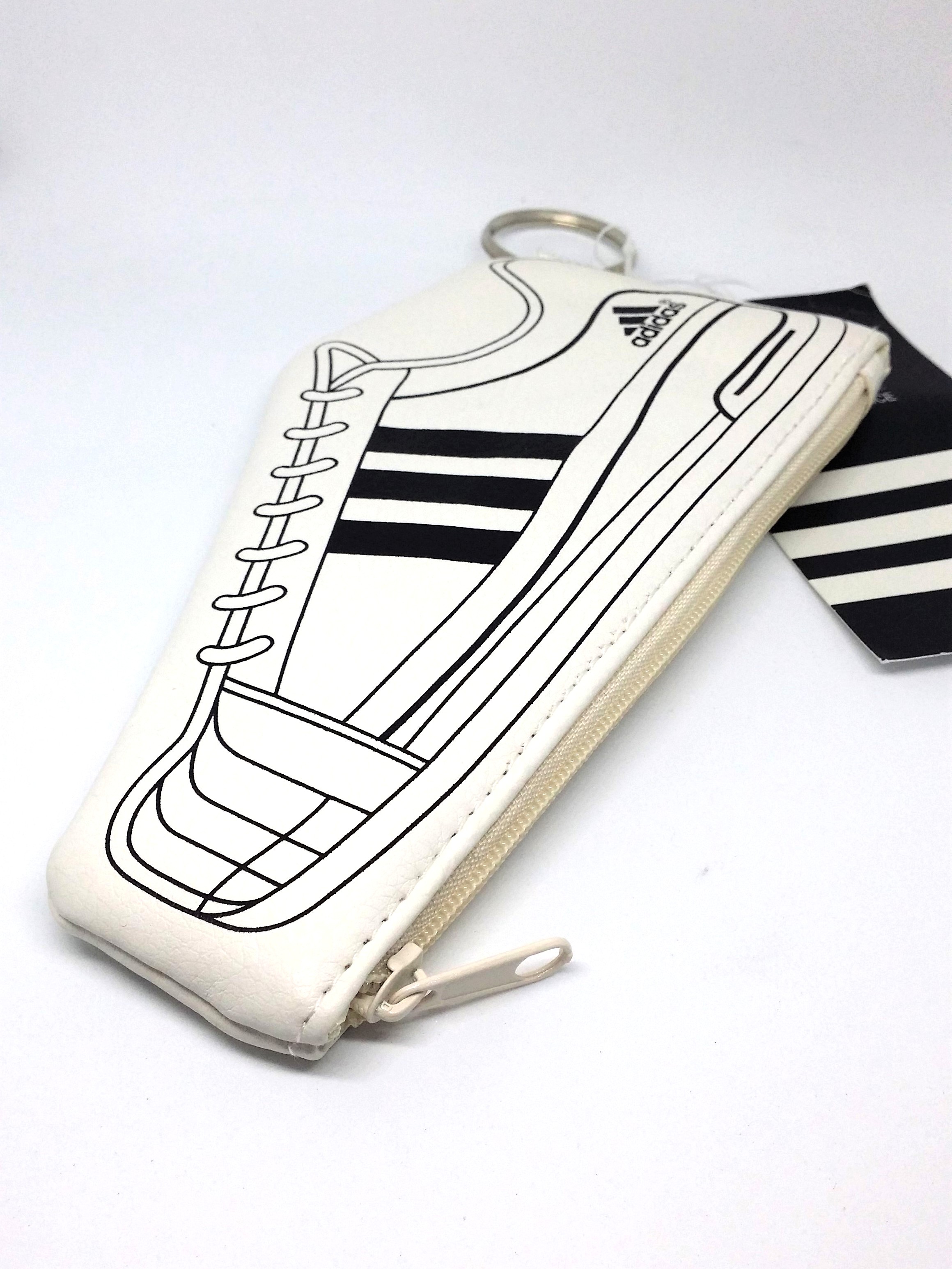 Adidas Zipper Pouch w/ Double Sided Sneaker Print - New With Tag