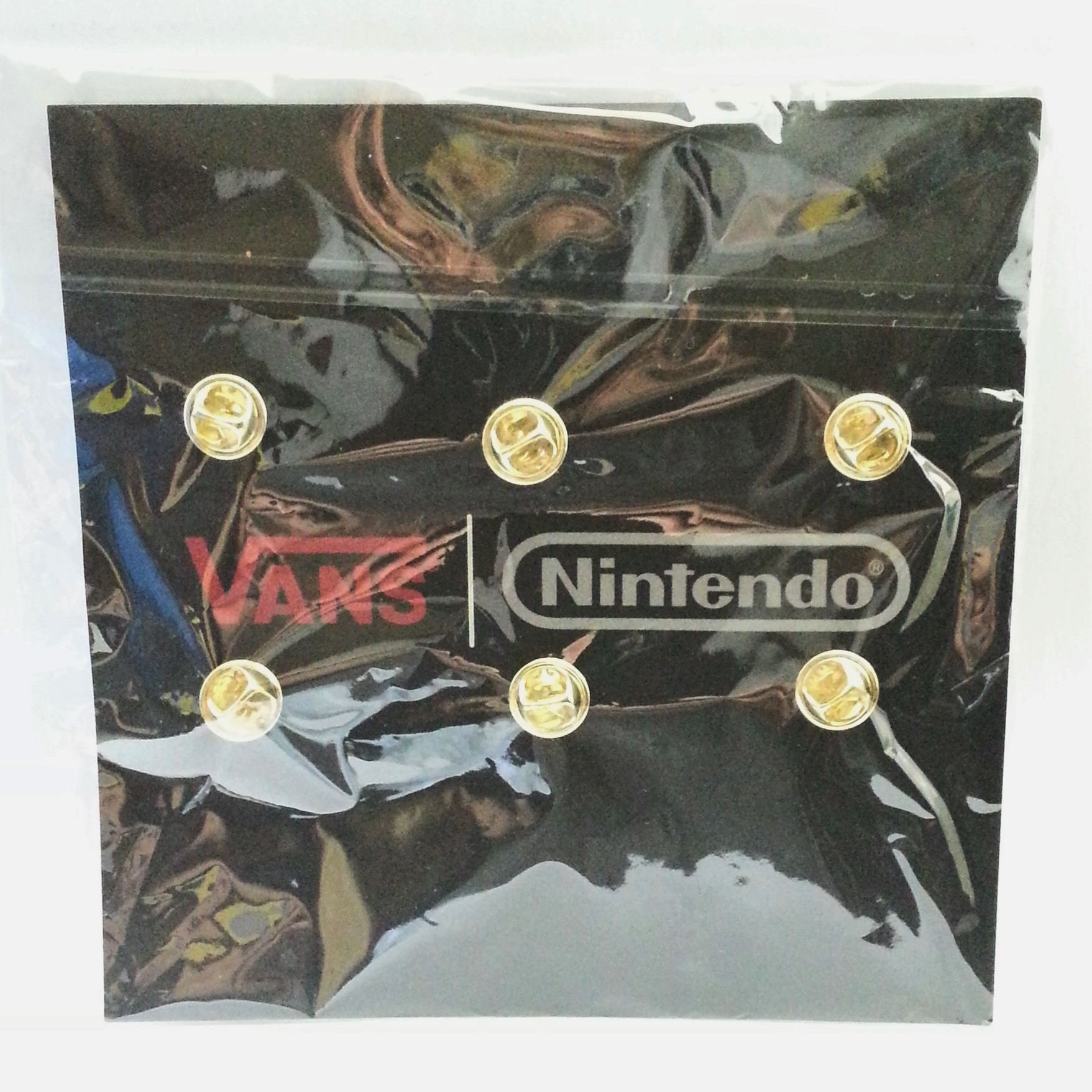 2016 Vans x Nintendo Super Mario Bros Pin Badge Set (6-Pack)