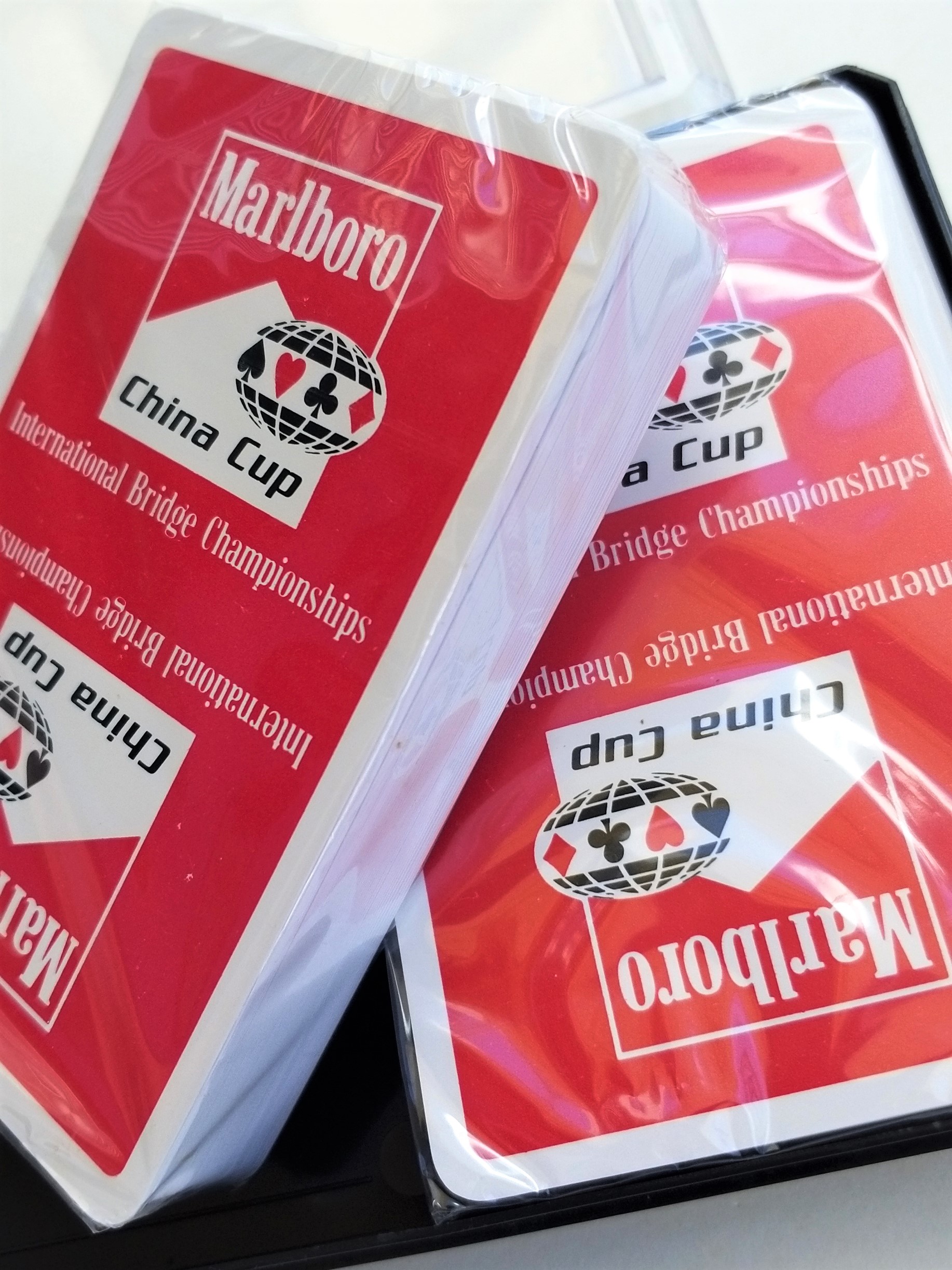 Marlboro Playing Cards 2 Decks - 1997 International Bridge Championships China Cup