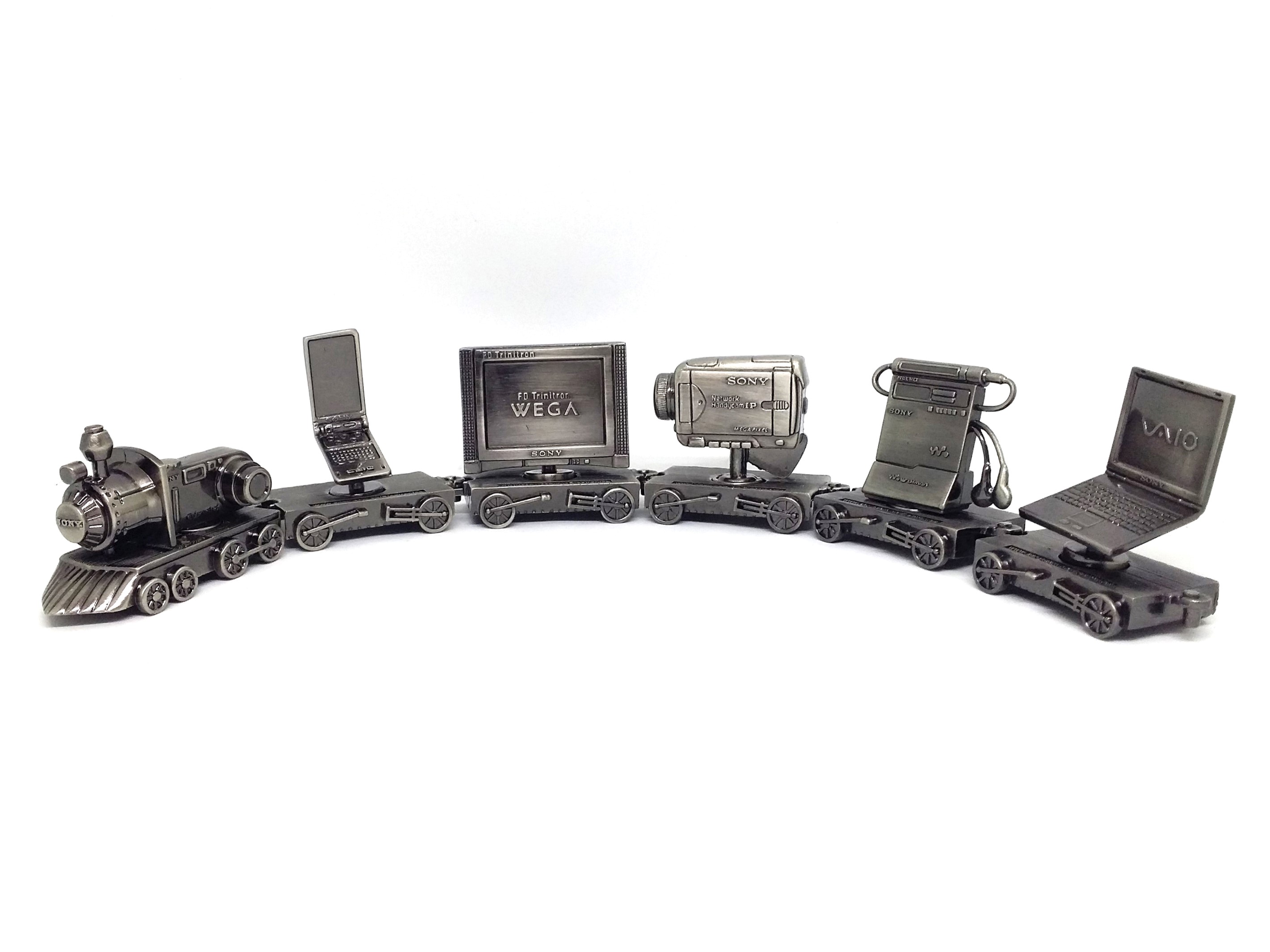 Sony Mini Home Appliances Metal Train Set of 6 - 2002 Hong Kong Exclusive NFS