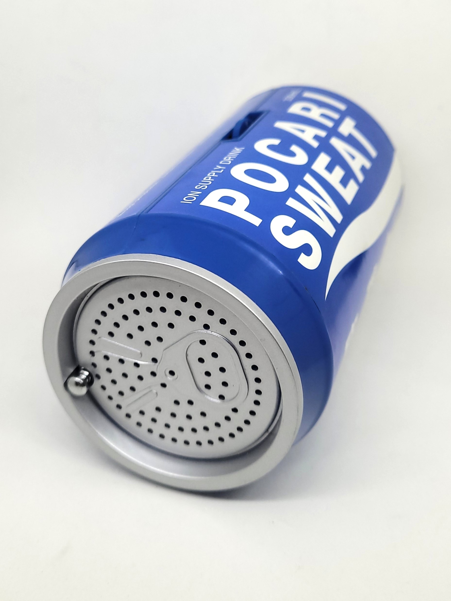 Pocari Sweat Can Shaped FM Auto Scan Radio - Tested & Working