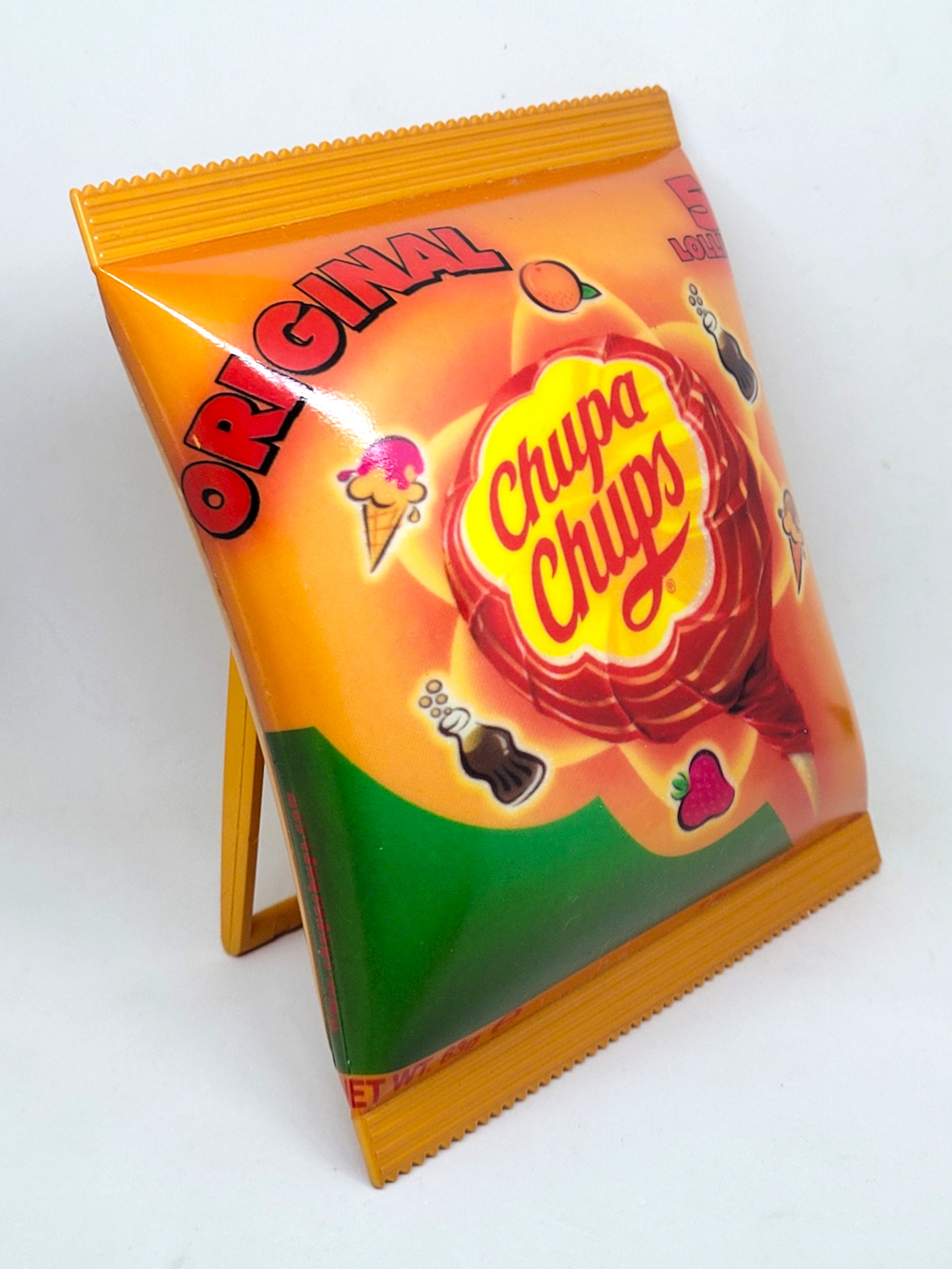 Chupa Chups Lollipops Packaging FM Auto Scan Radio - Rare Vintage Tested & Works