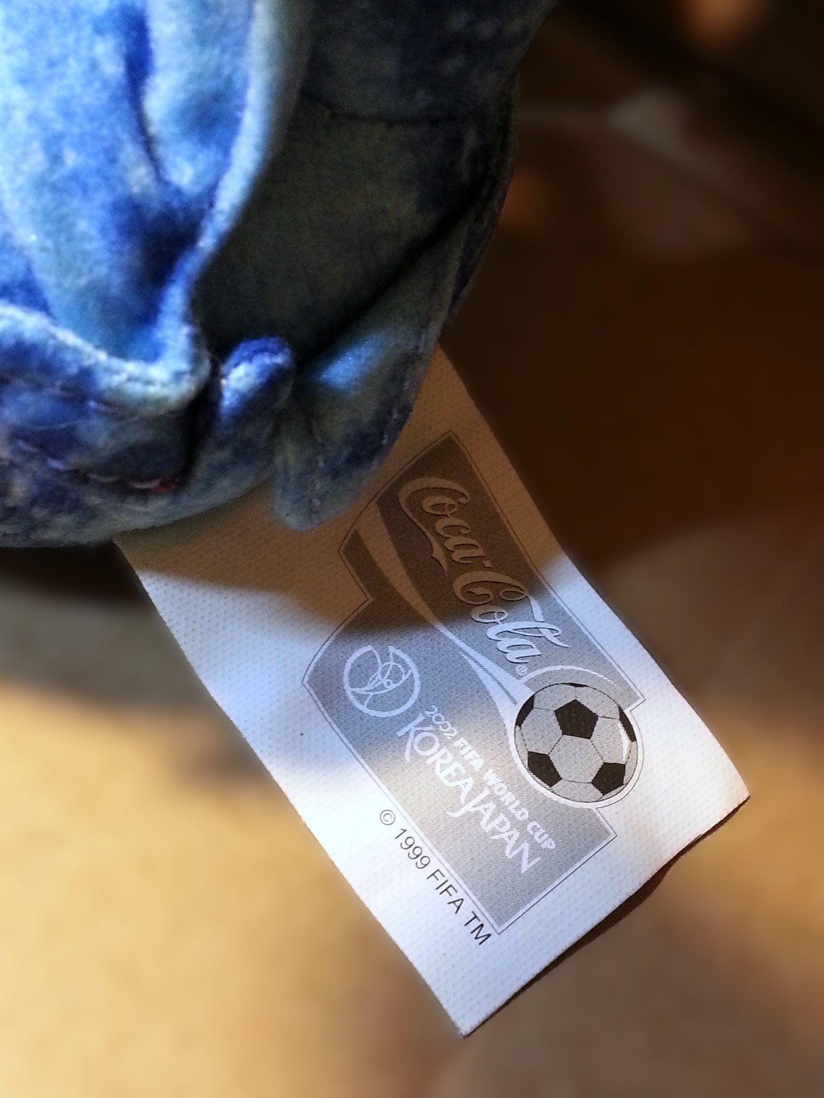 Coca Cola 2002 Fifa World Cup Korea Japan Mascot NIK 7" Plush Toy