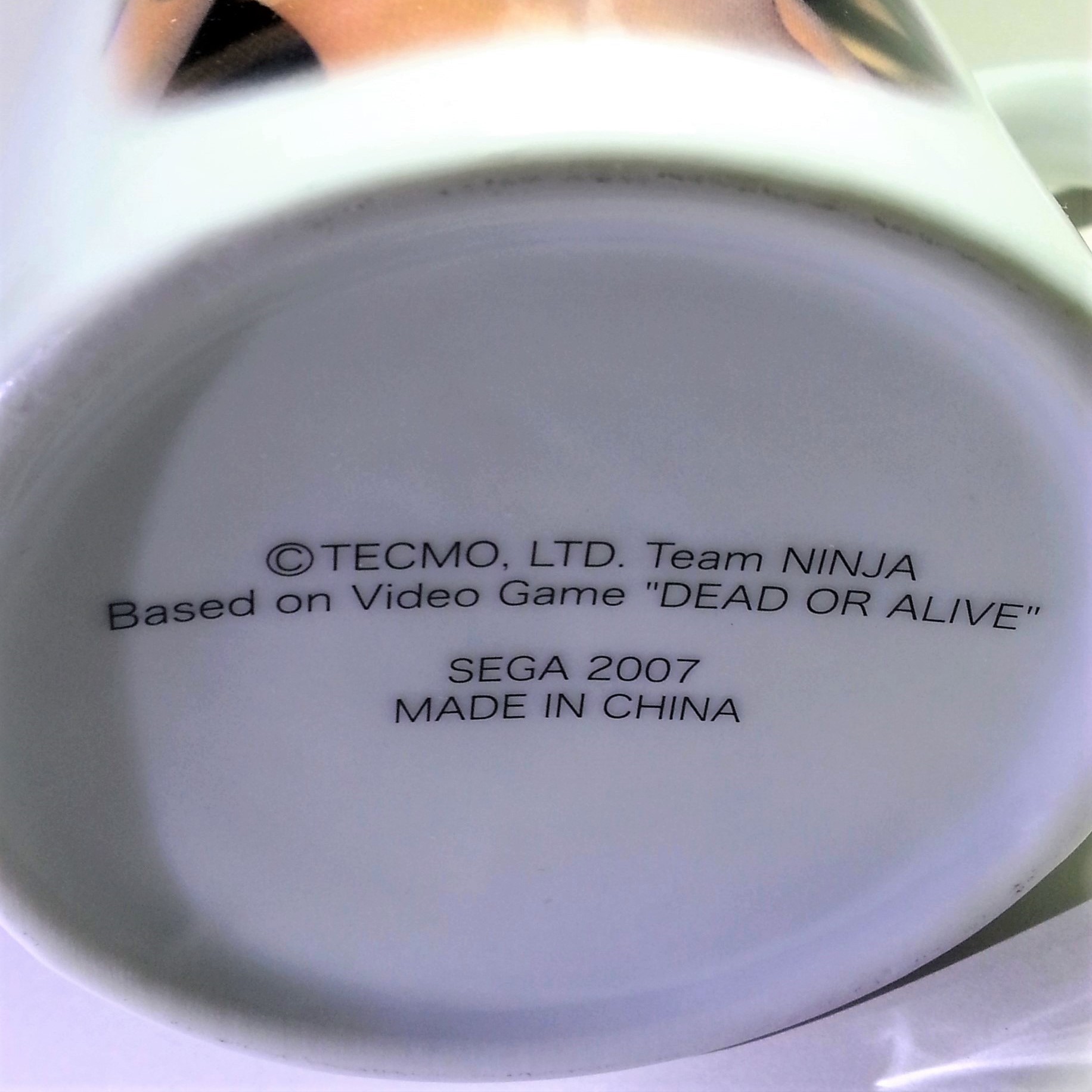 Dead or Alive Xtreme 2 Kasumi (White Bikini) 3D Relief Breast Mug - 2007 SEGA DOAX2