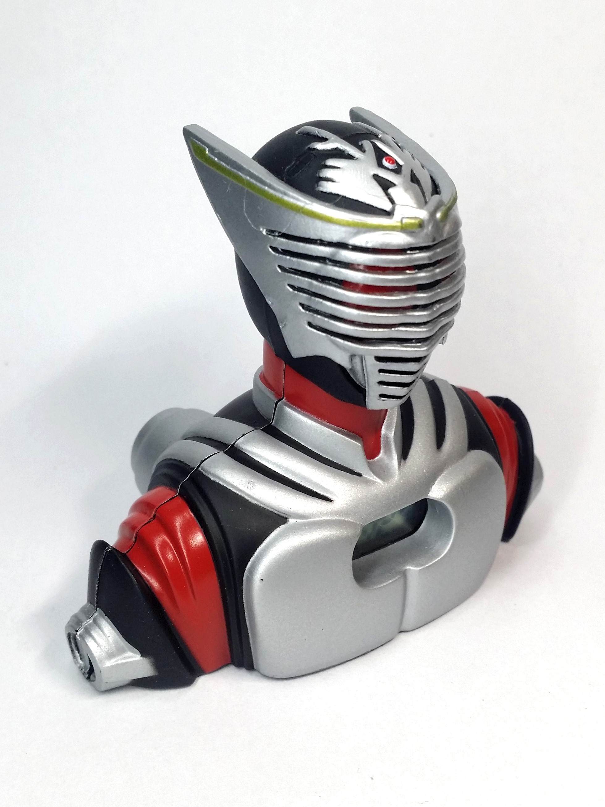Kamen Rider Dragon Knight Bust Mini Digital Clock - 2002 TOEI Japanese Anime Masked Rider