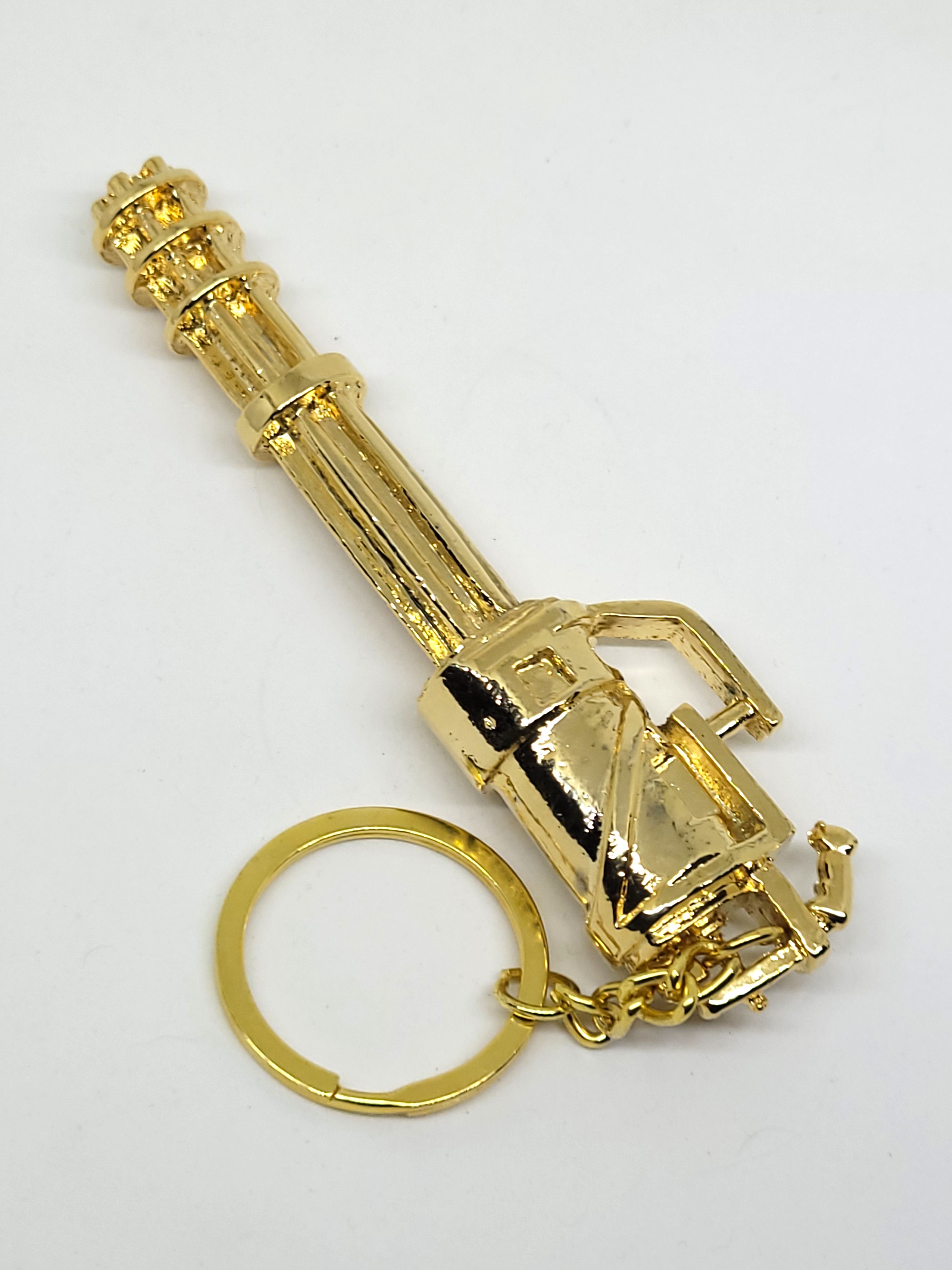 BIOHAZARD 3 Gatling Gun Keychain (Gold / Silver / Bronze) - 1999 Capcom Resident Evil Hong Kong Comics
