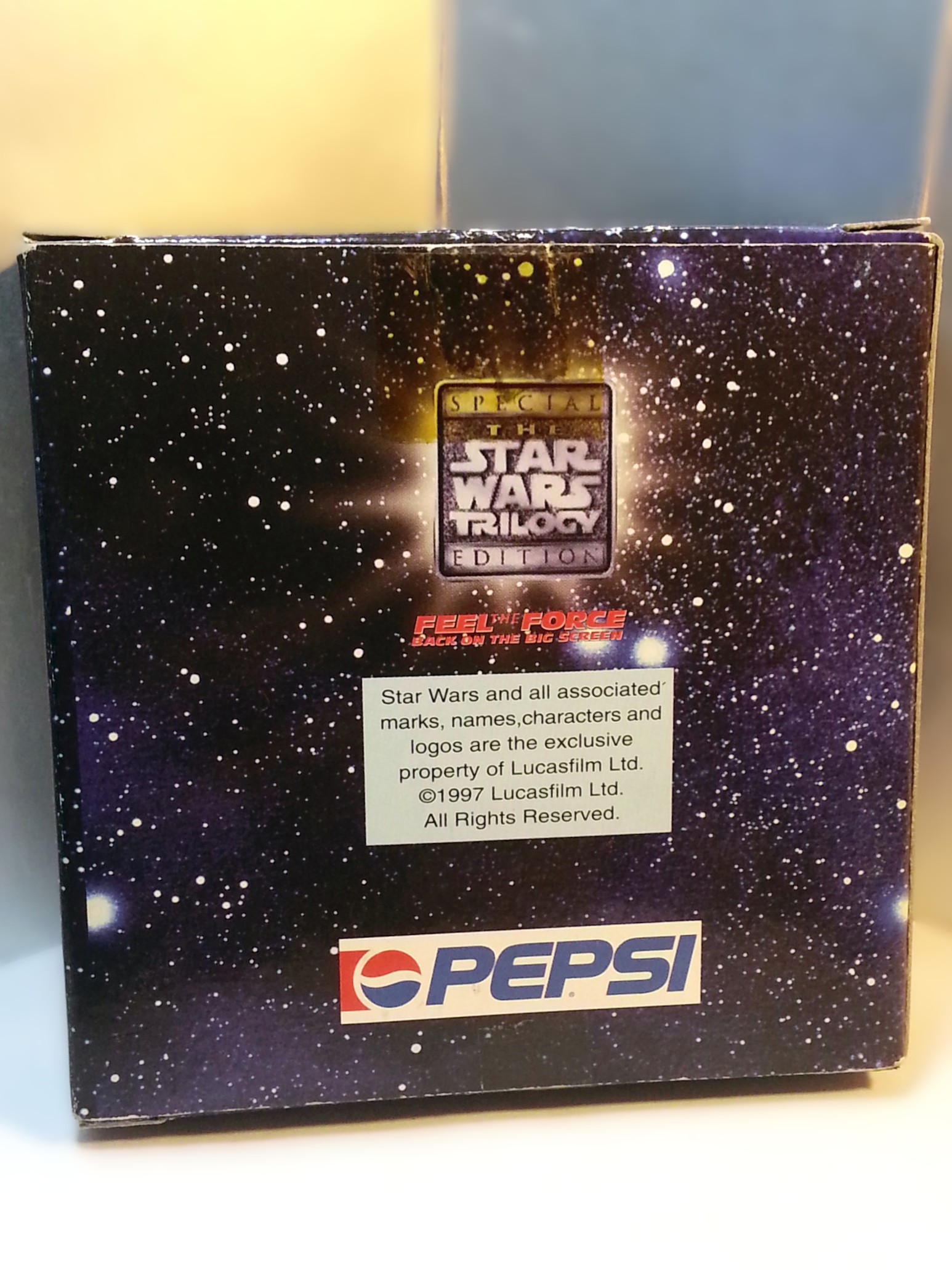 PEPSI x Star Wars Trilogy Special Edition Metal Coaster w/ Cork Backing Set Of 4 - 1997 Unused NFS