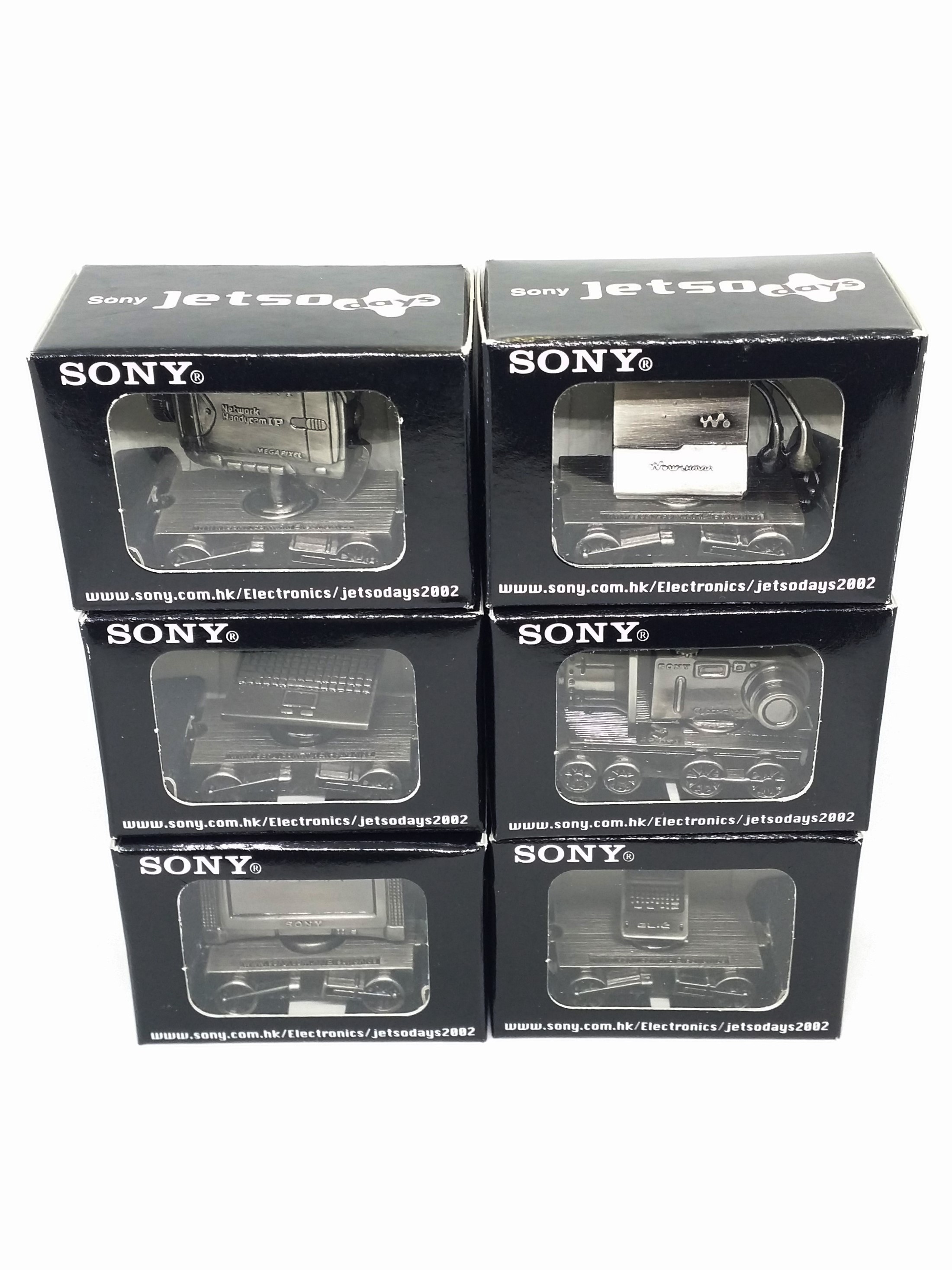 Sony Mini Home Appliances Metal Train Set of 6 - 2002 Hong Kong Exclusive NFS