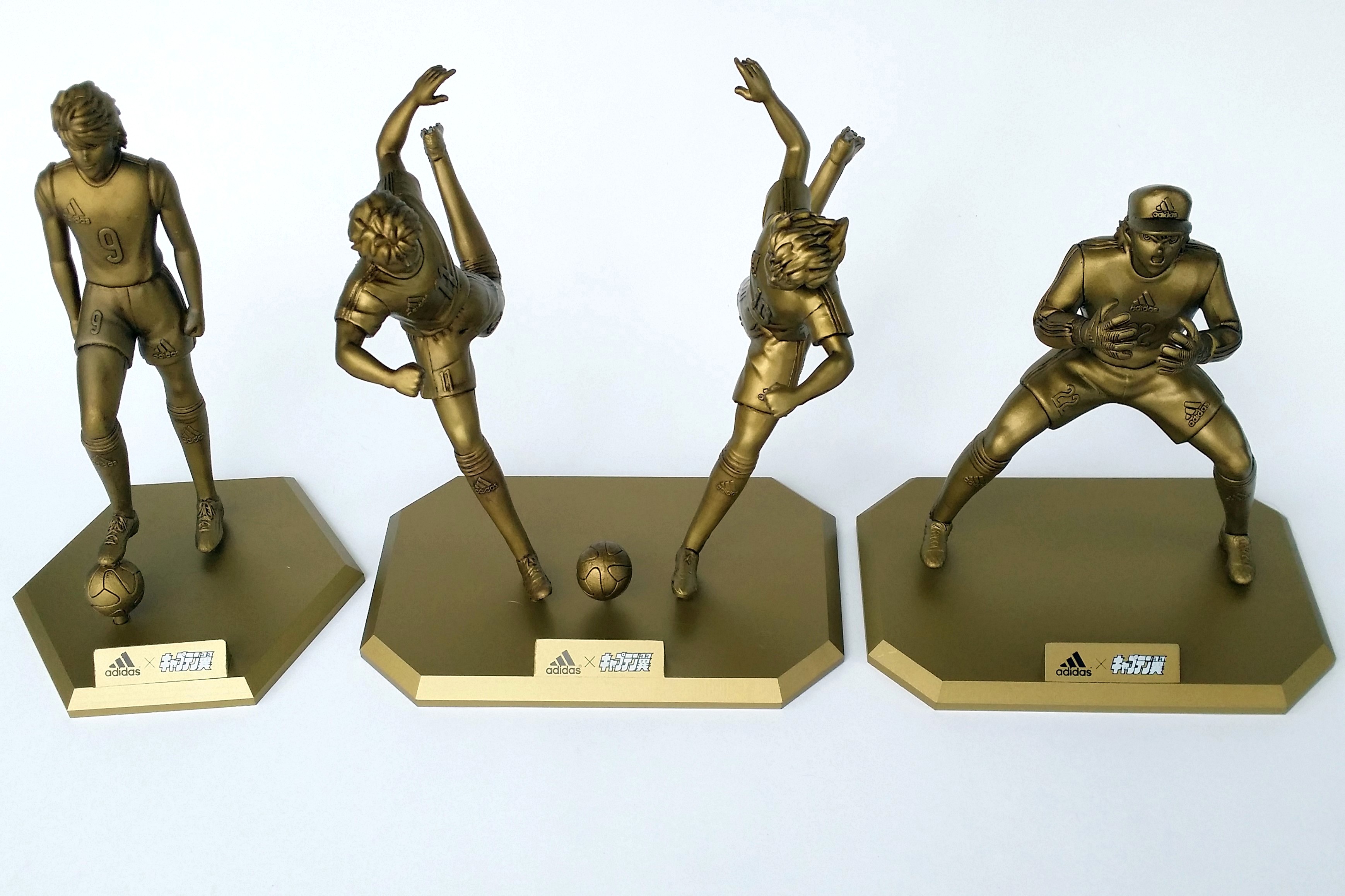 Adidas x Captain Tsubasa キャプテン翼 Limited Edition 6" Resin Figures Set - 2014 HK Exclusive NIB